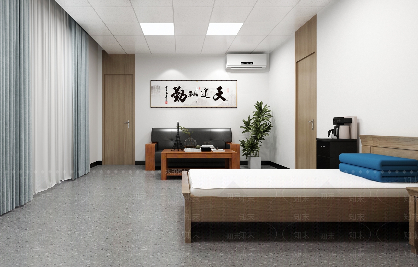 现代市场监督指挥厅3D模型下载【ID:1131093867】