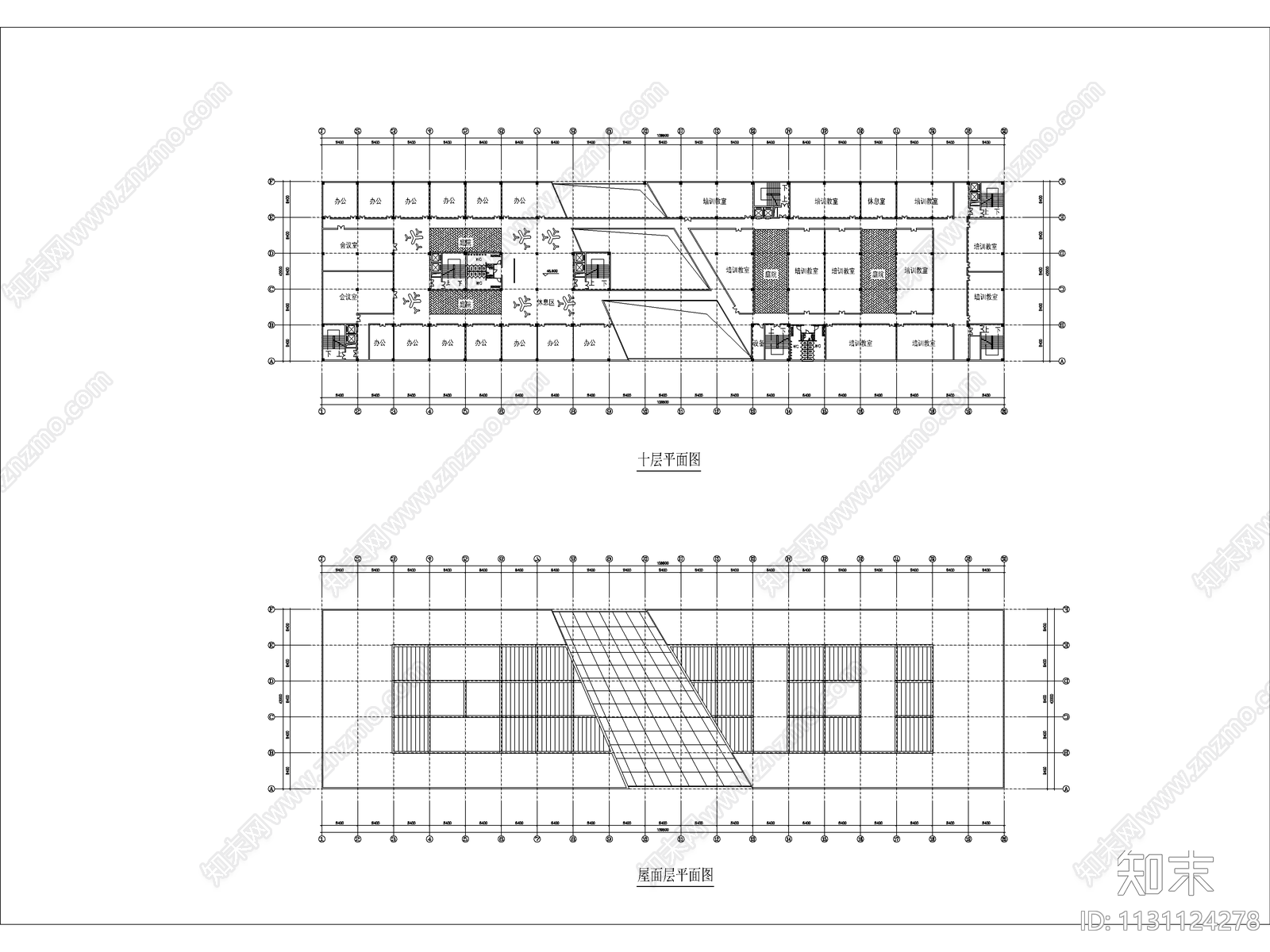 首都图书馆建筑cad施工图下载【ID:1131124278】