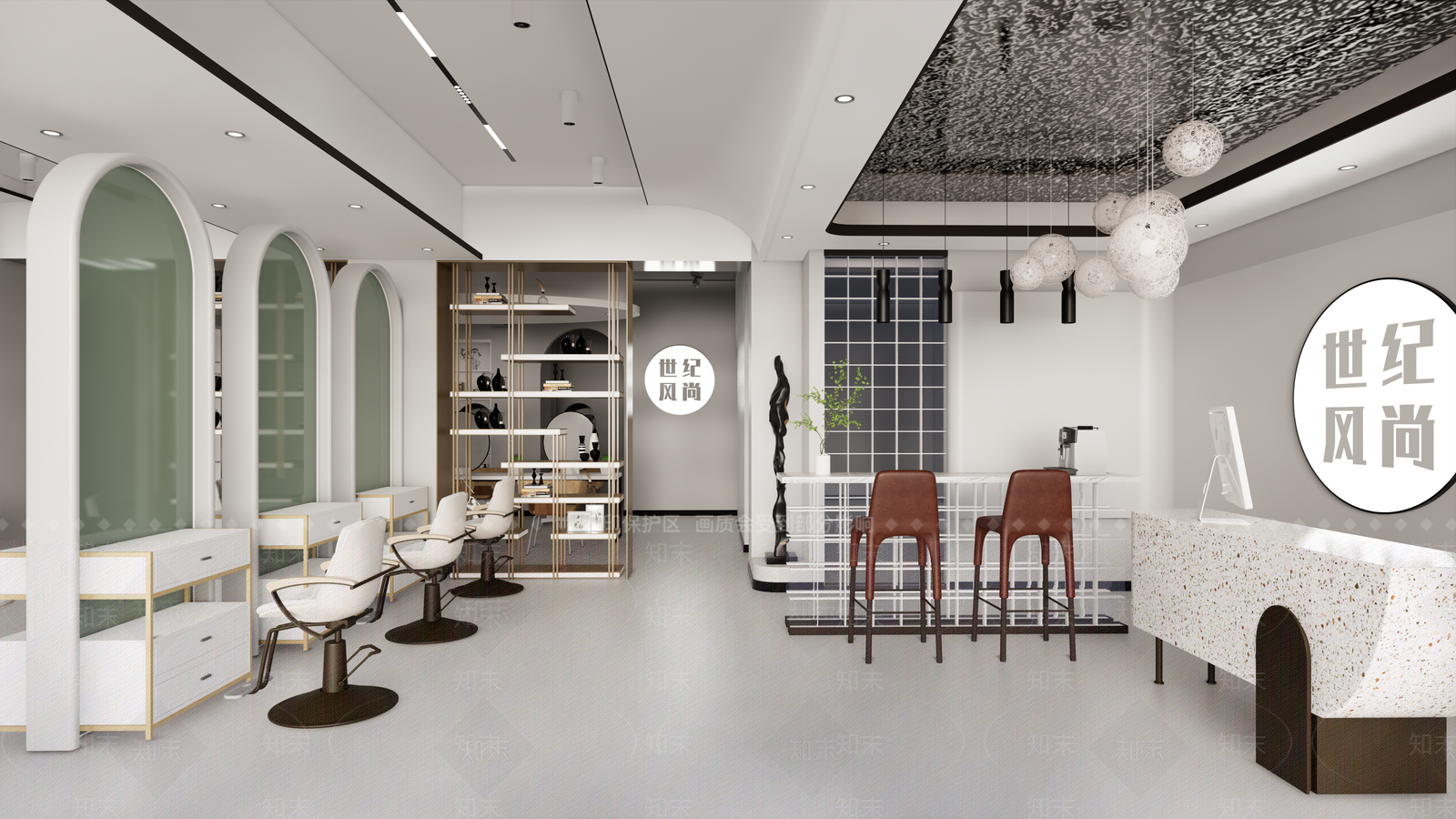 现代理发店SU模型下载【ID:1131132038】