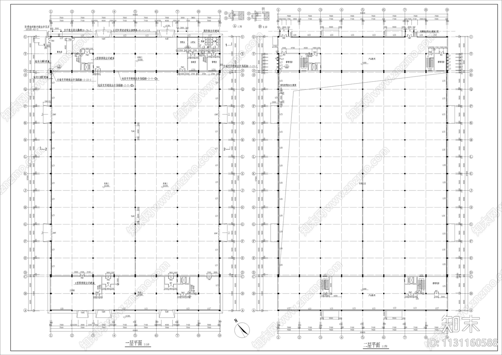 厂区全套建筑图施工图下载【ID:1131160588】