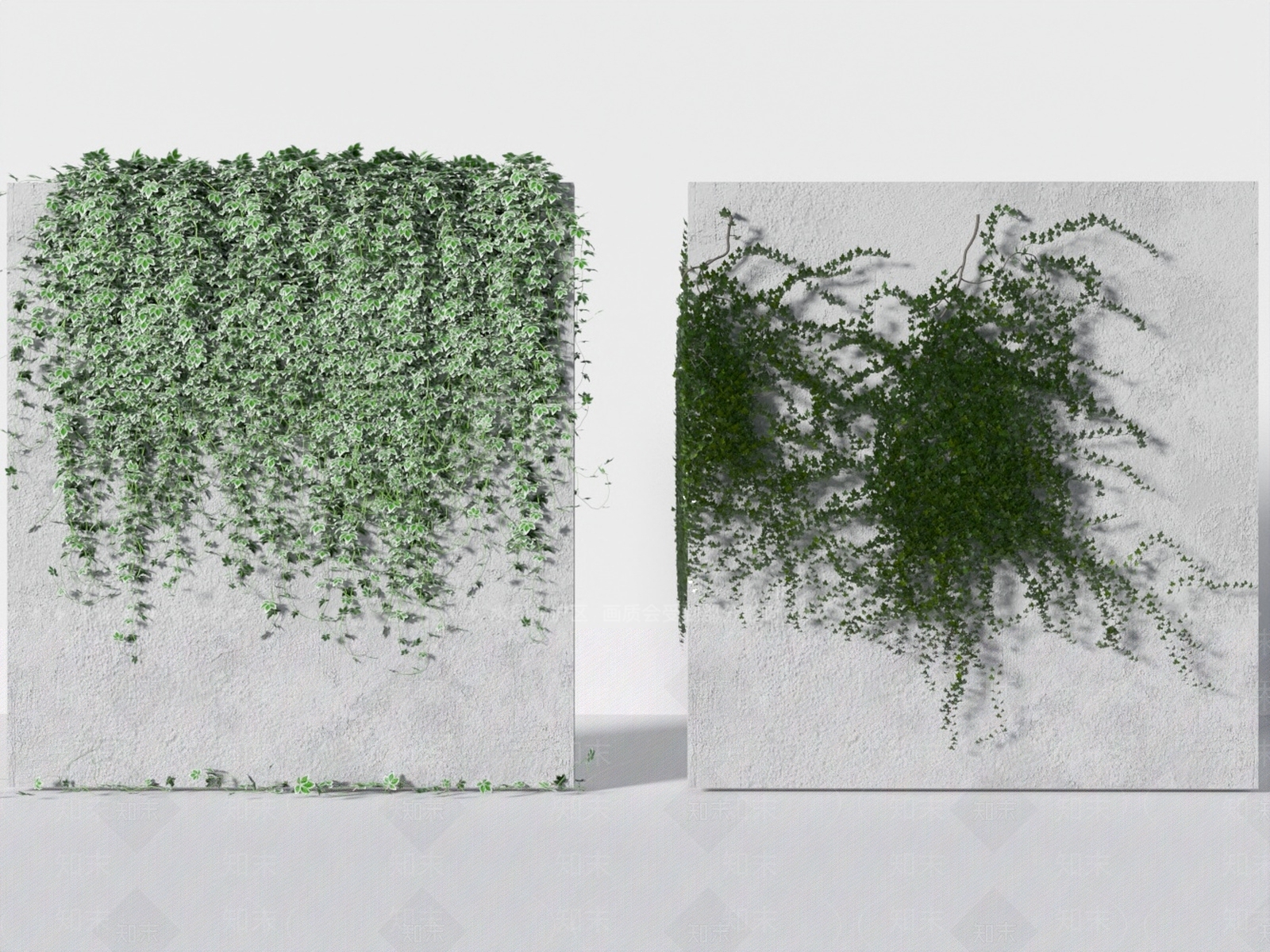 现代爬山虎3D模型下载【ID:1131165636】