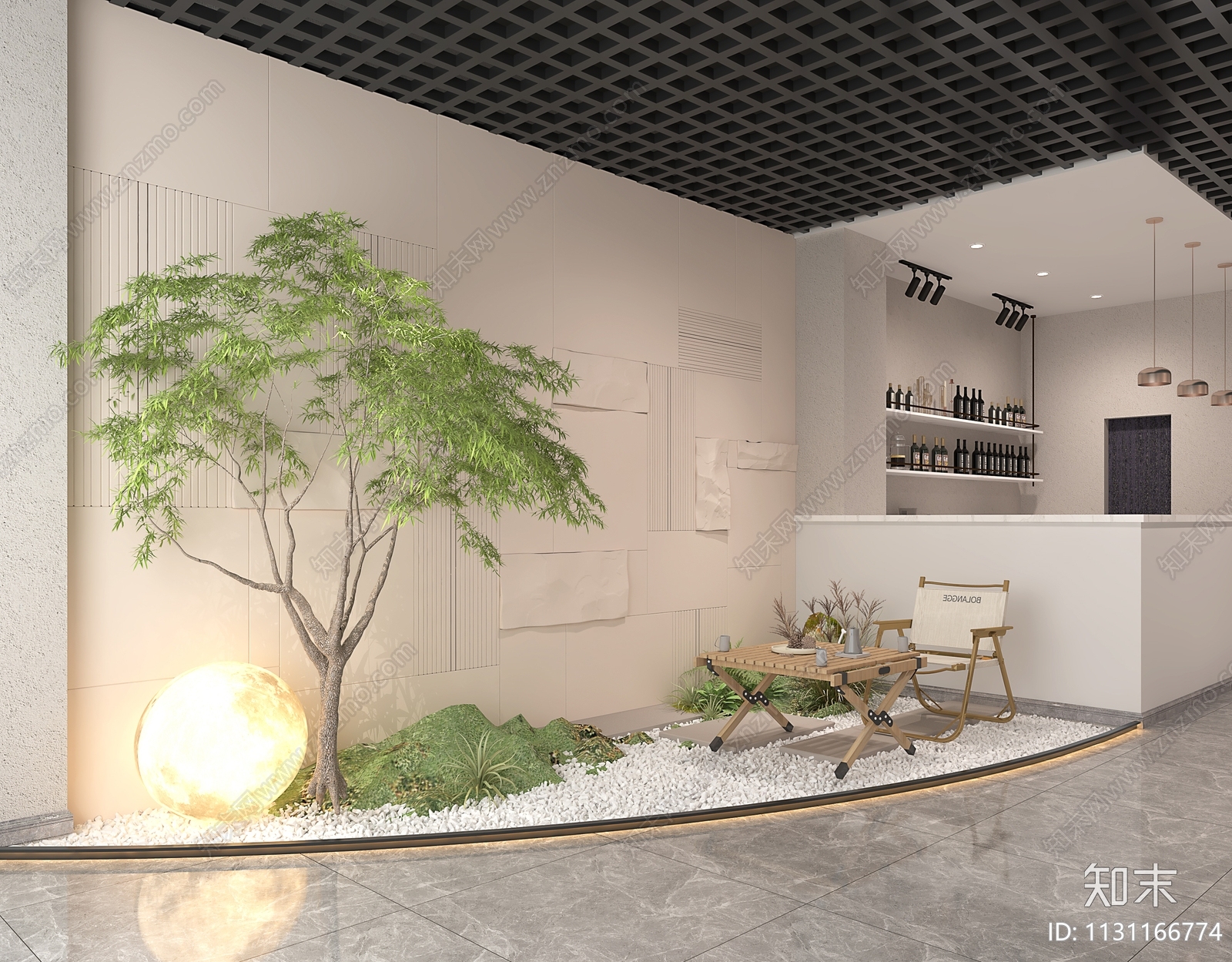 现代奶茶店3D模型下载【ID:1131166774】