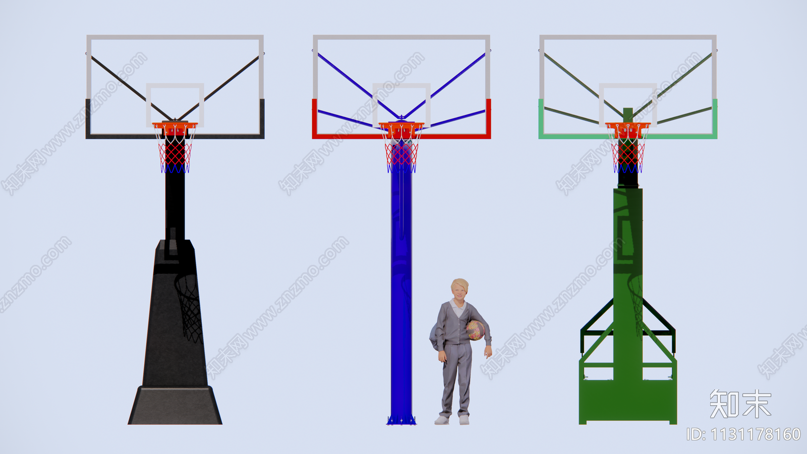 室内外篮球架SU模型下载【ID:1131178160】
