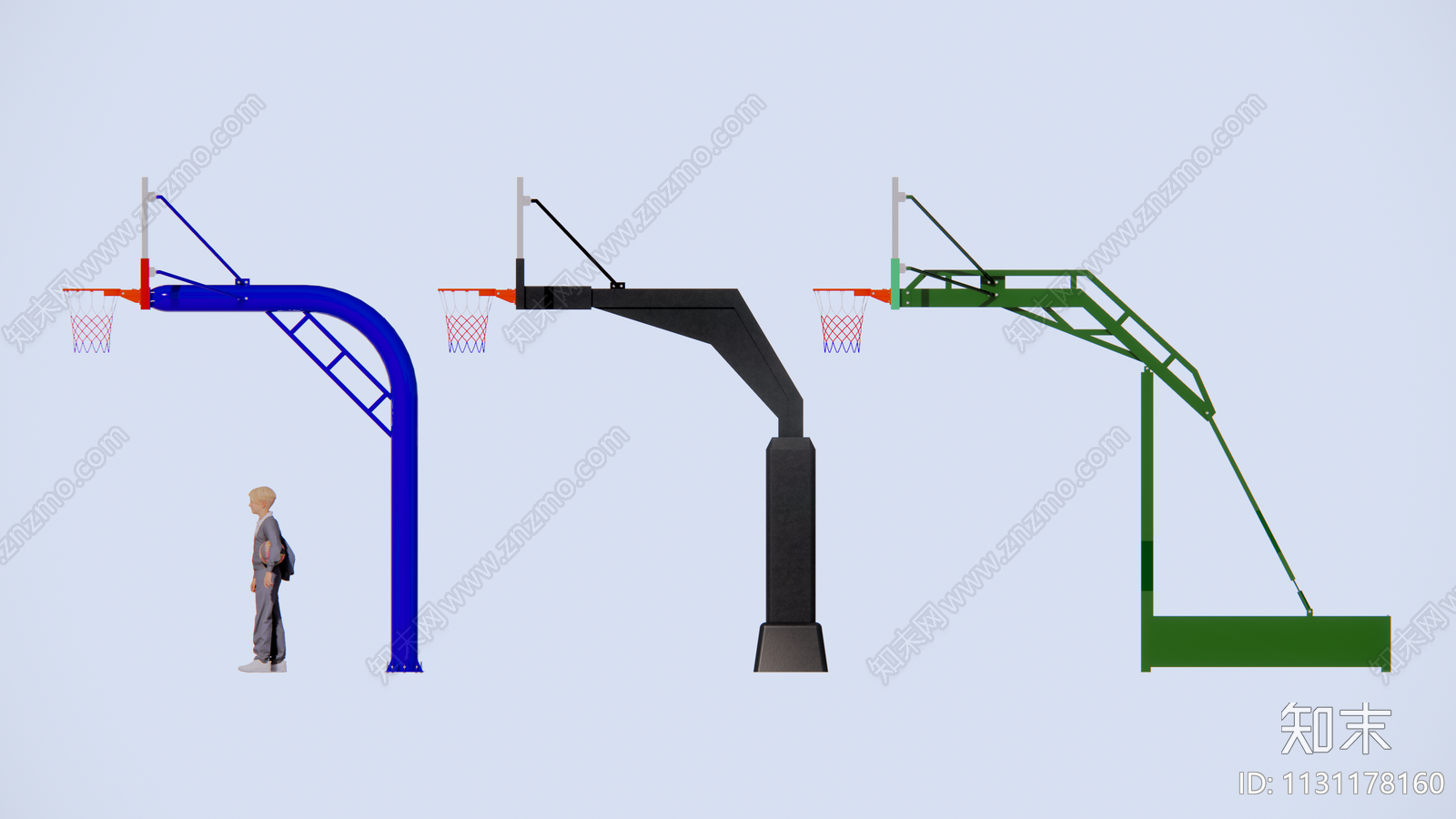 室内外篮球架SU模型下载【ID:1131178160】