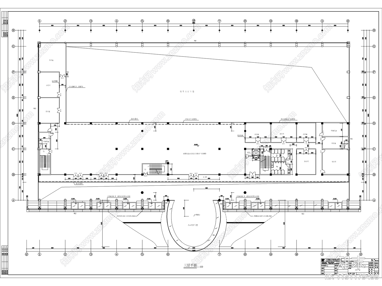 昌南汽车站建筑cad施工图下载【ID:1131179499】