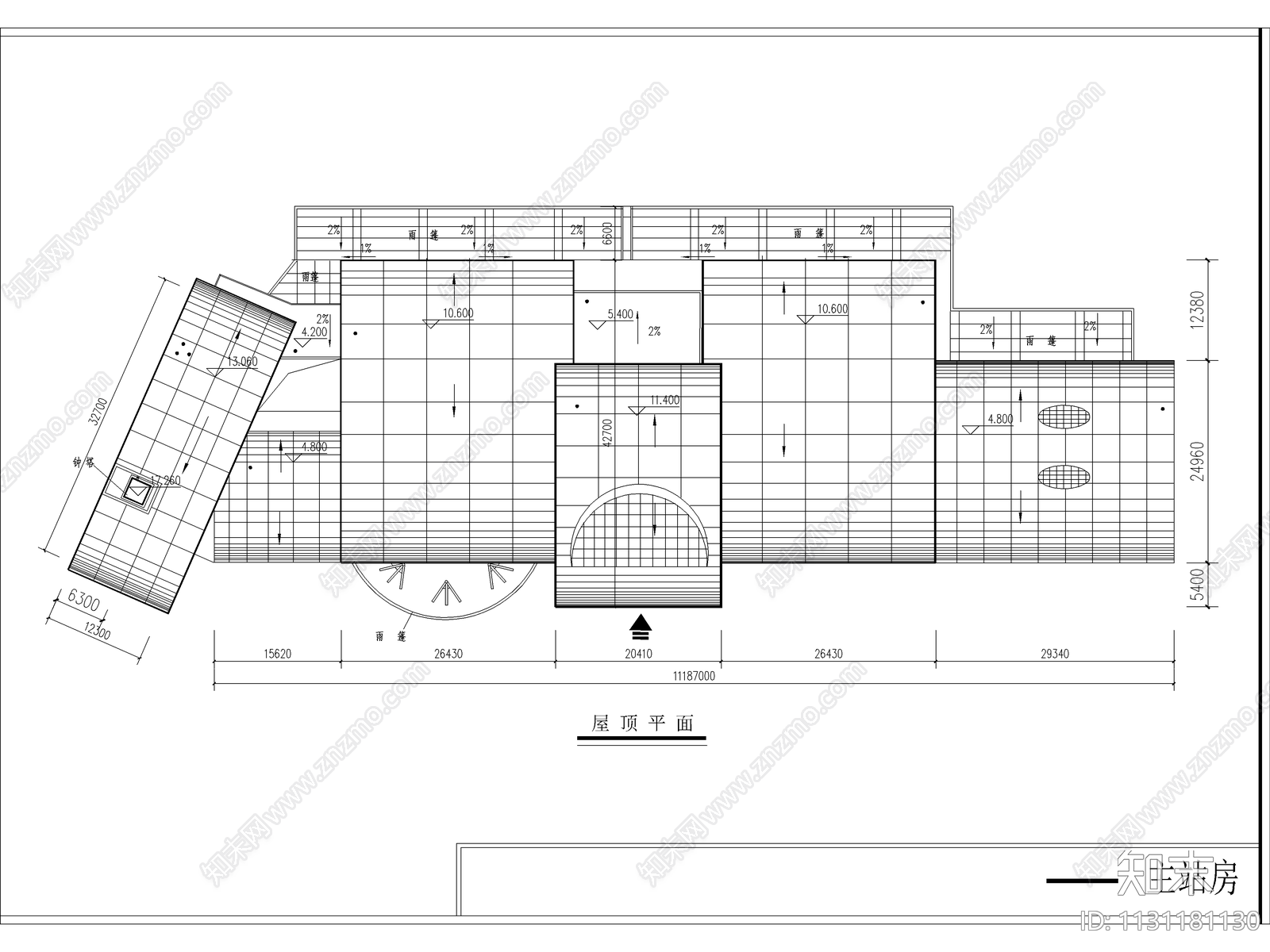 汽车站建筑施工图下载【ID:1131181130】