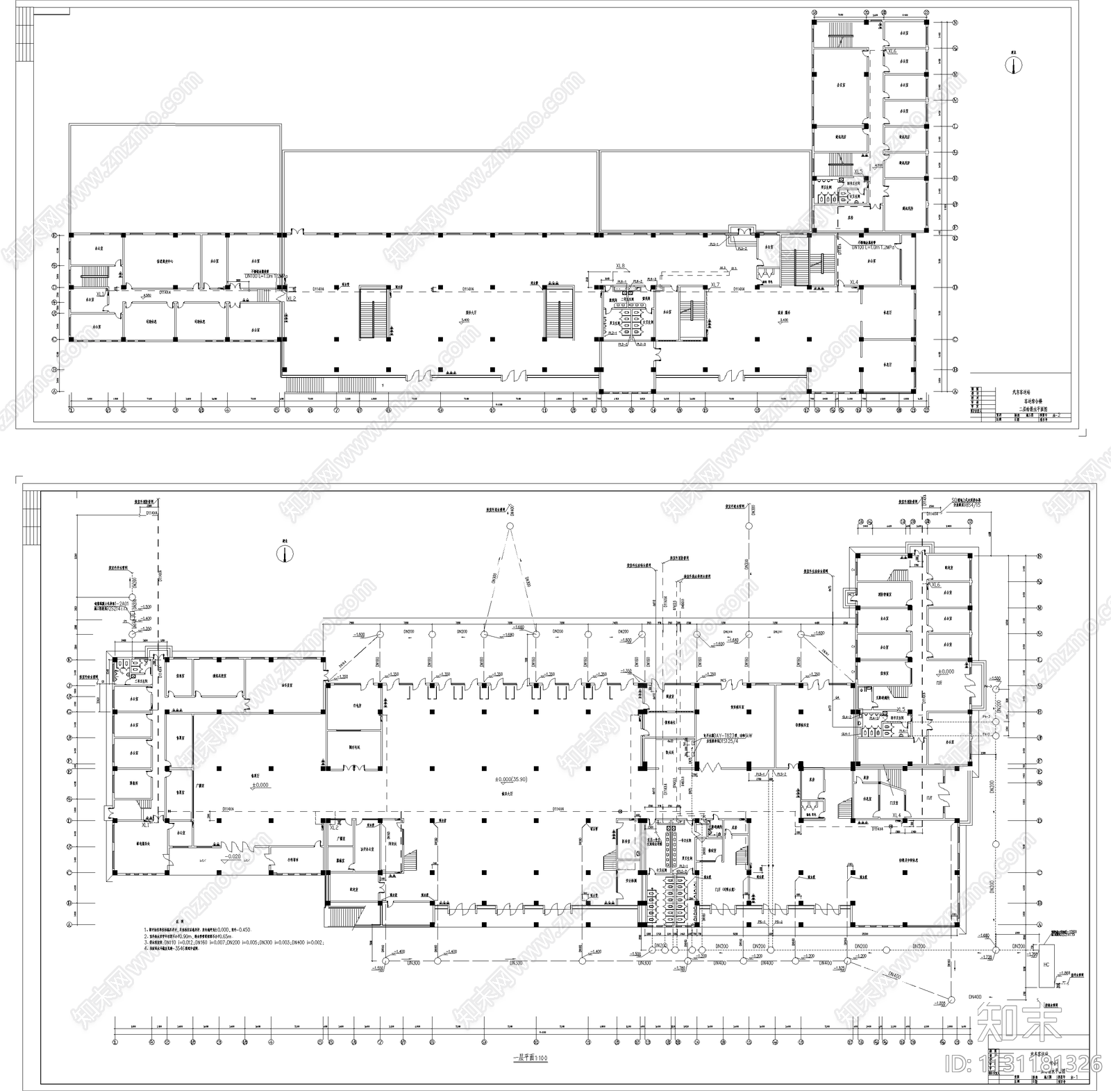 客运站综合楼cad施工图下载【ID:1131181326】