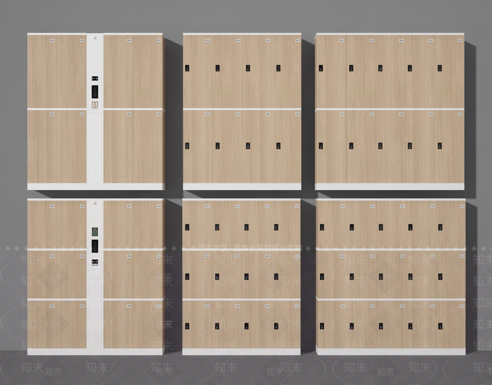 现代更衣柜3D模型下载【ID:1131189471】