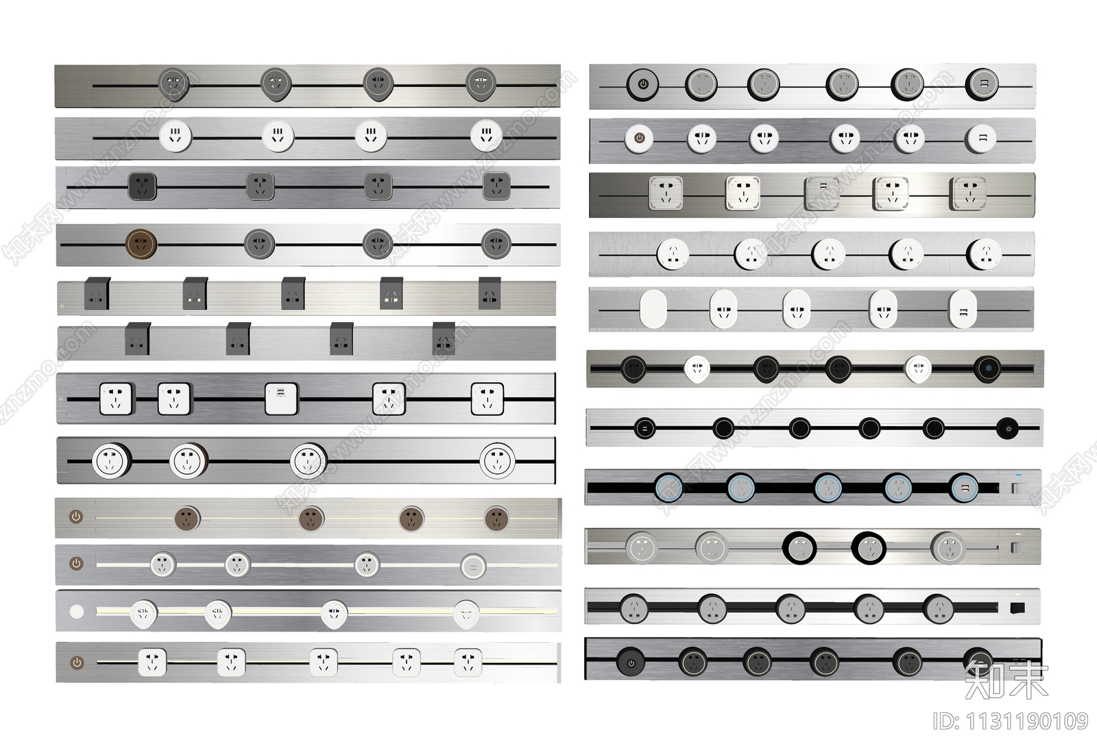 现代插座SU模型下载【ID:1131190109】