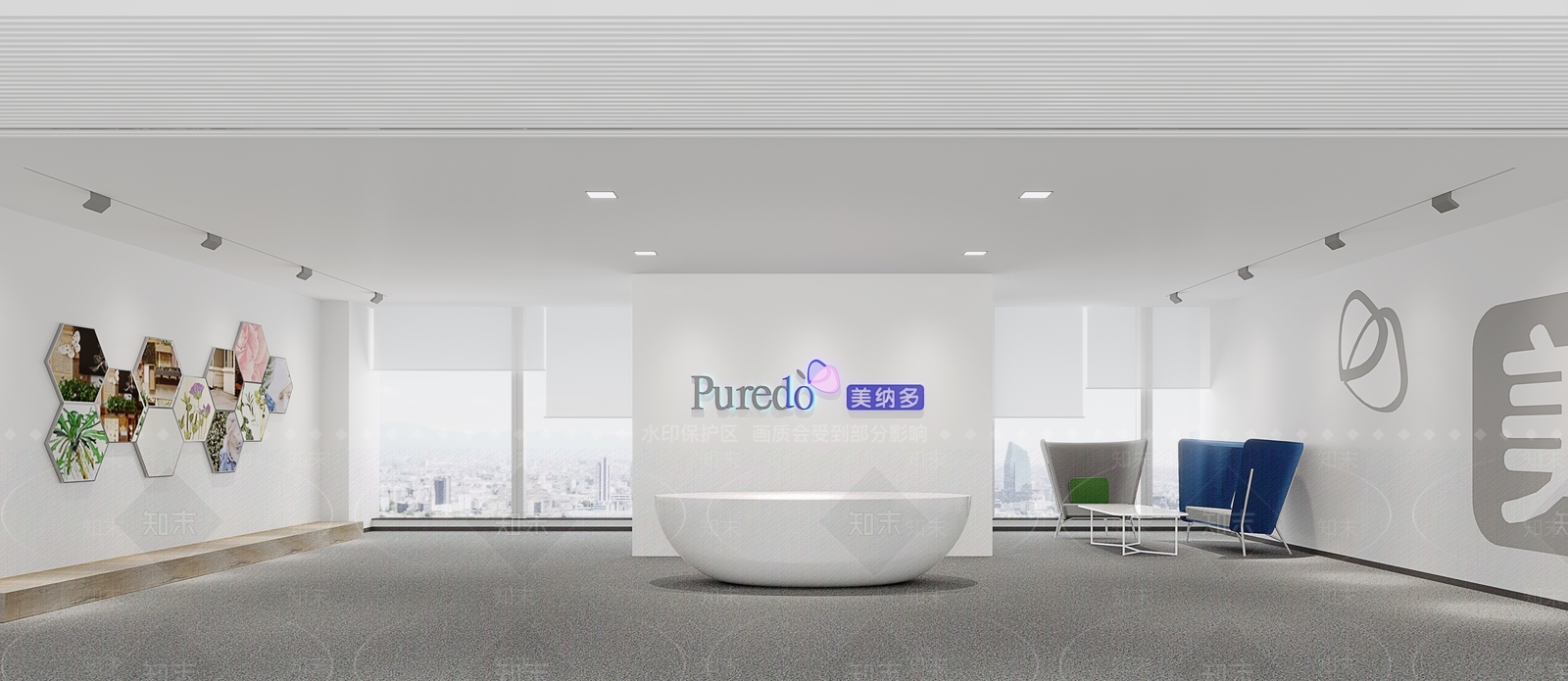 现代前台3D模型下载【ID:1131209431】
