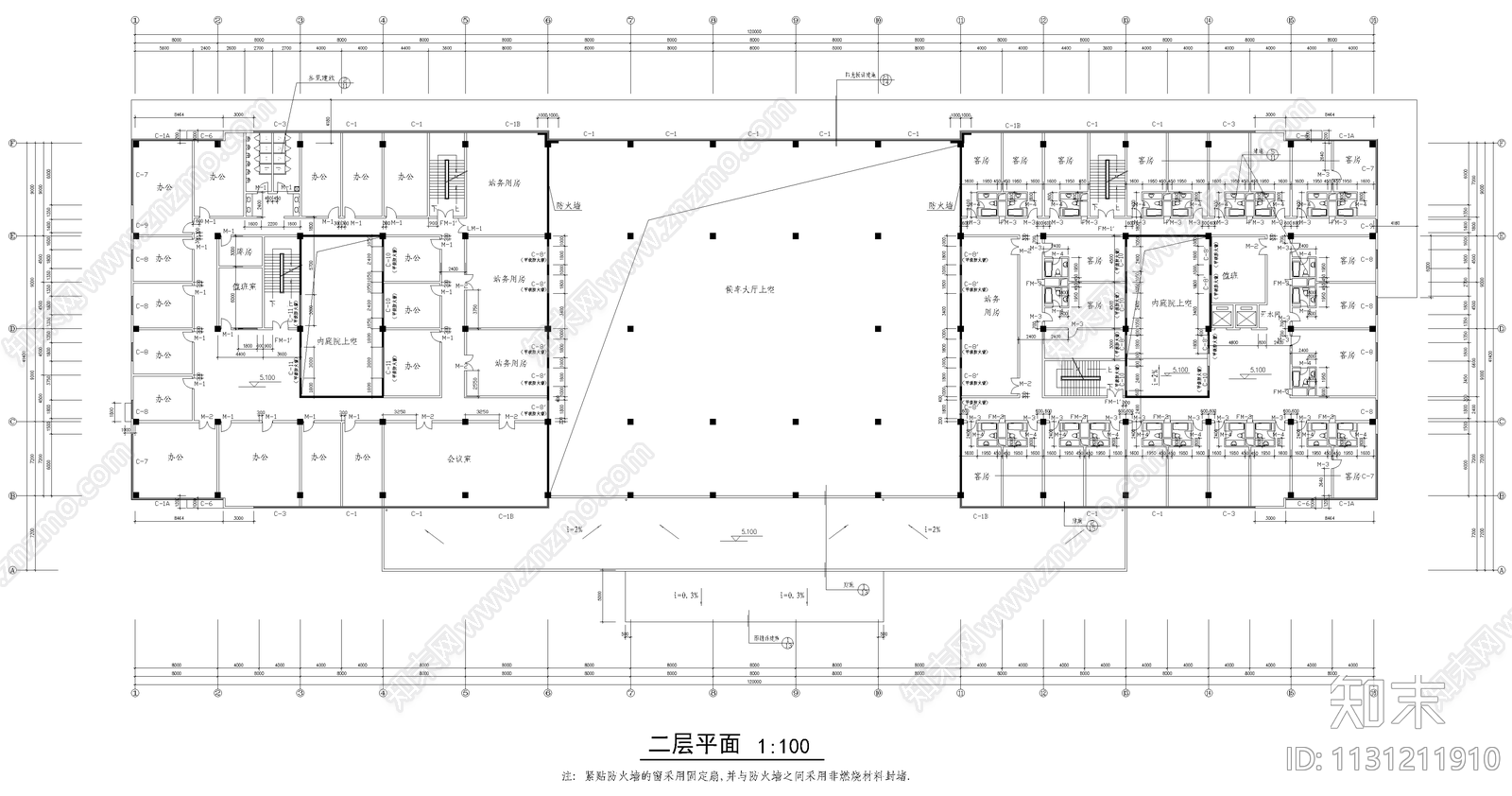 现代汽车站施工图下载【ID:1131211910】