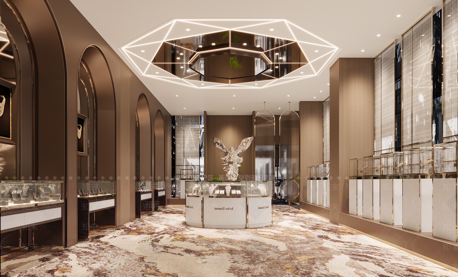现代珠宝店3D模型下载【ID:1131212032】