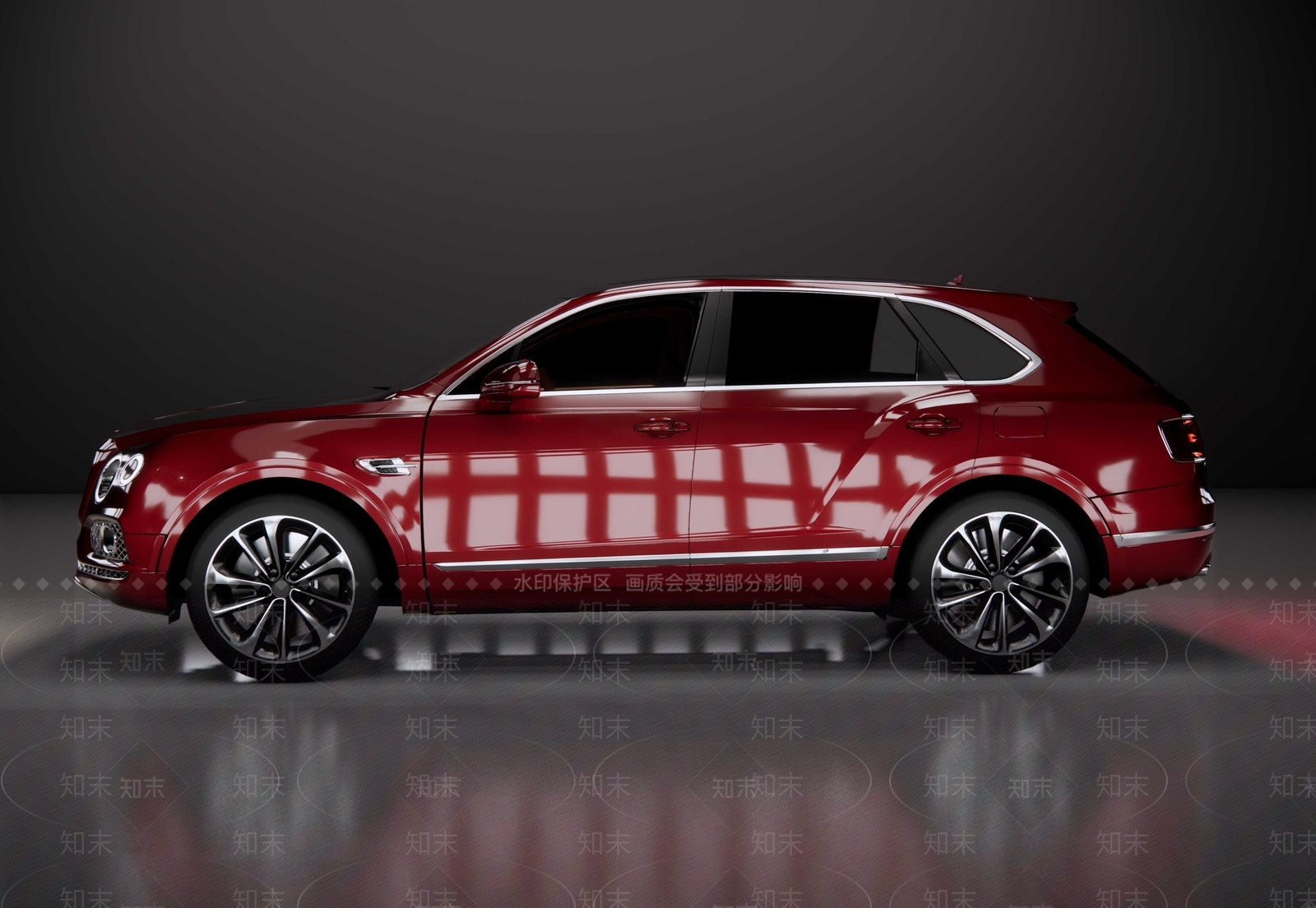 宾利添越SU模型下载【ID:1131222309】