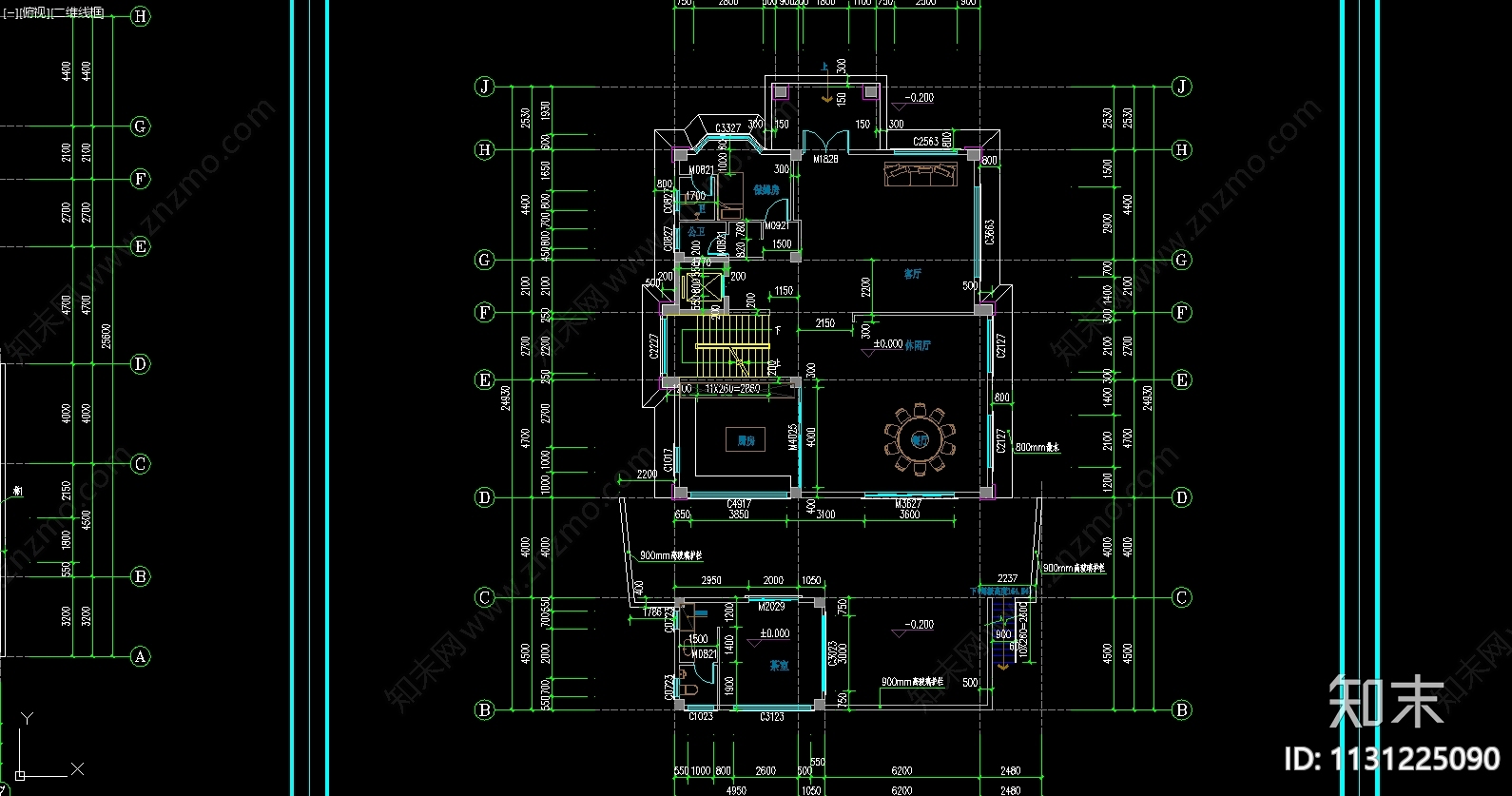 自建房建筑cad施工图下载【ID:1131225090】