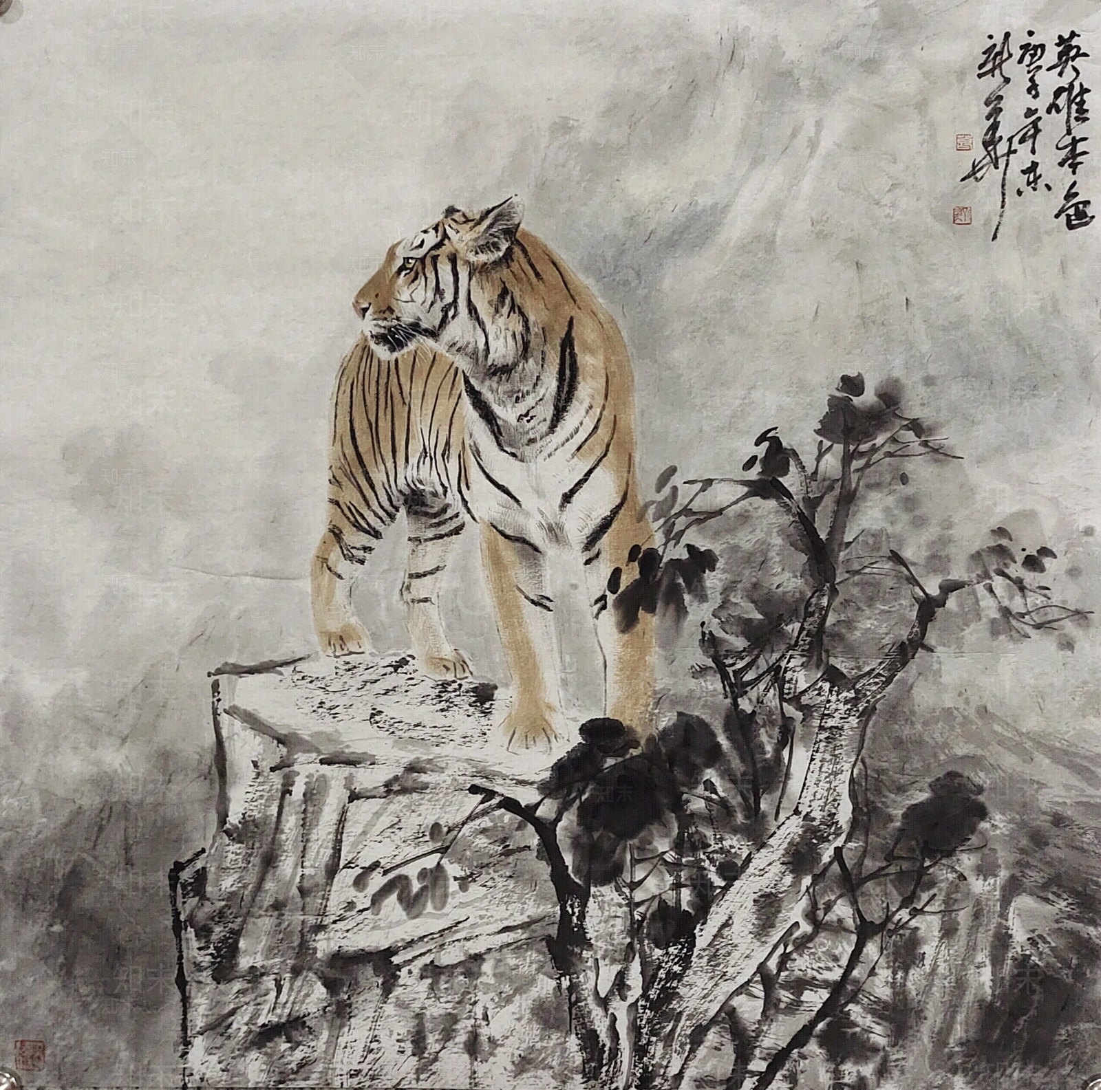 中式装饰画贴图下载【ID:1131251496】