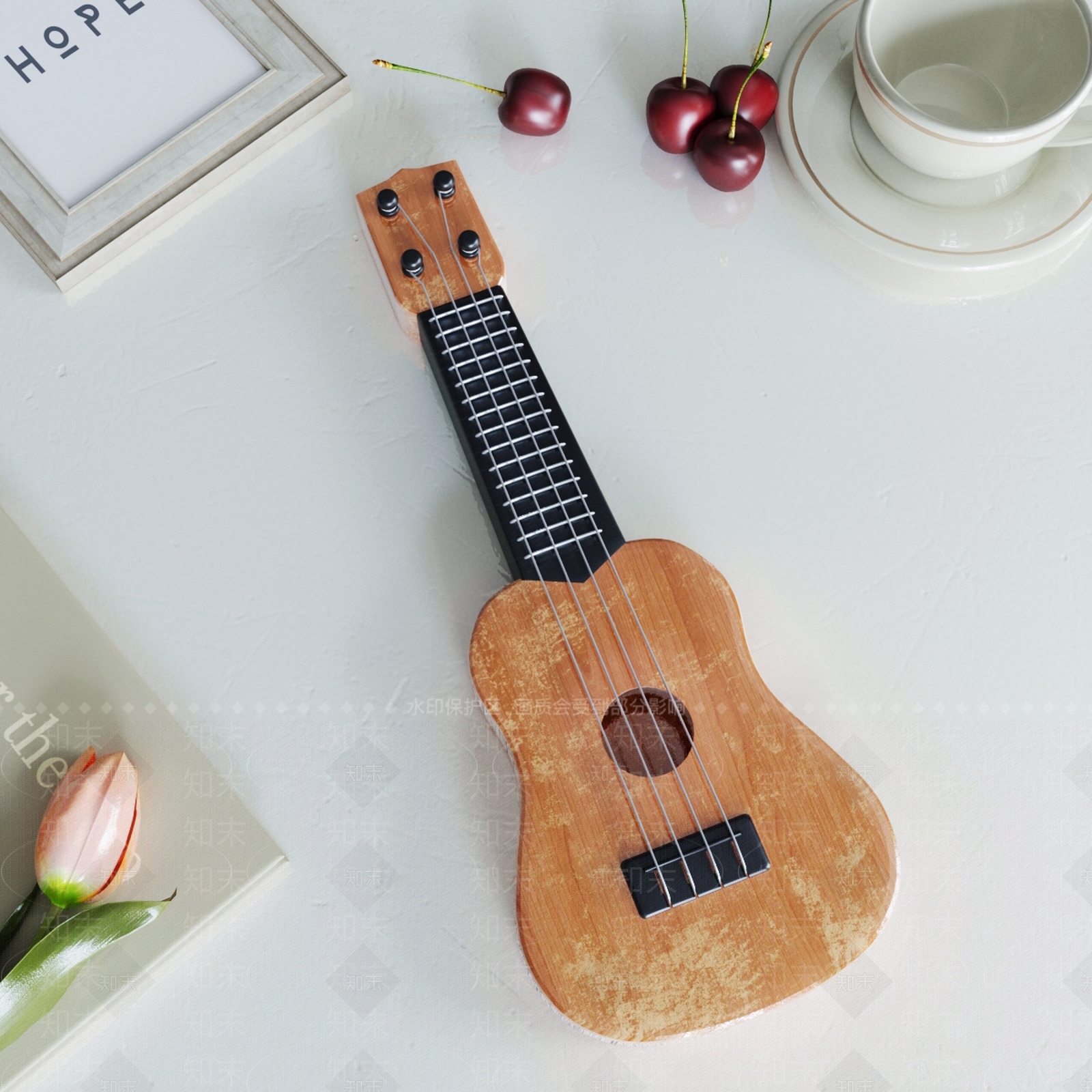 现代尤克里里摆件组合3D模型下载【ID:1131260732】