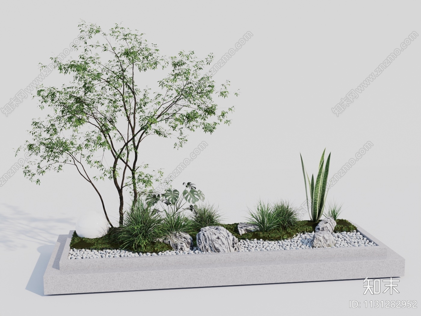 植物堆3D模型下载【ID:1131282952】