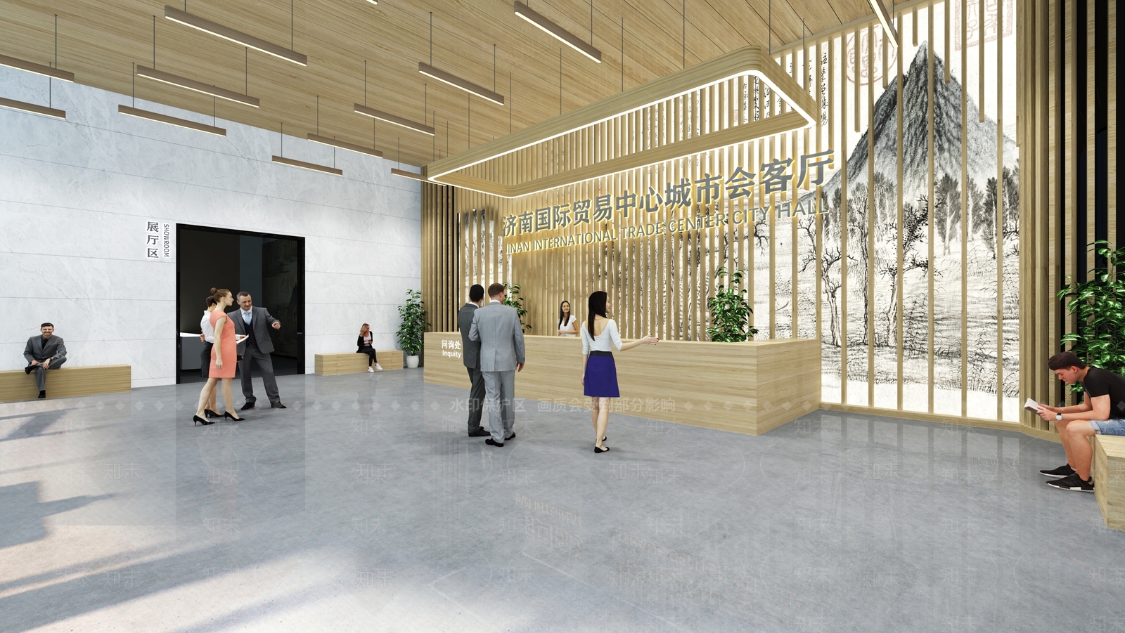 现代城市会客厅3D模型下载【ID:1131298468】