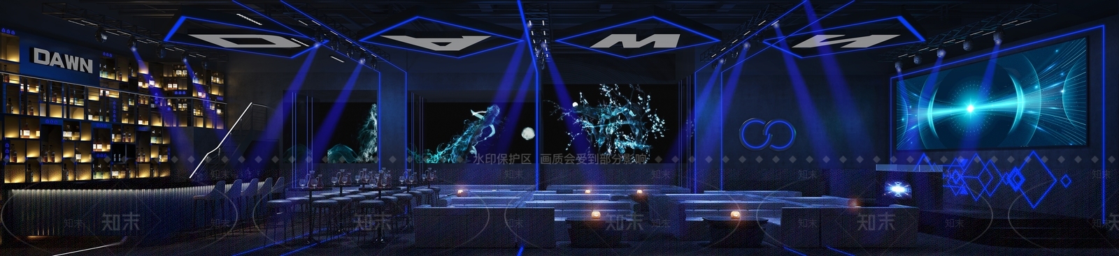 现代酒吧3D模型下载【ID:1131324589】