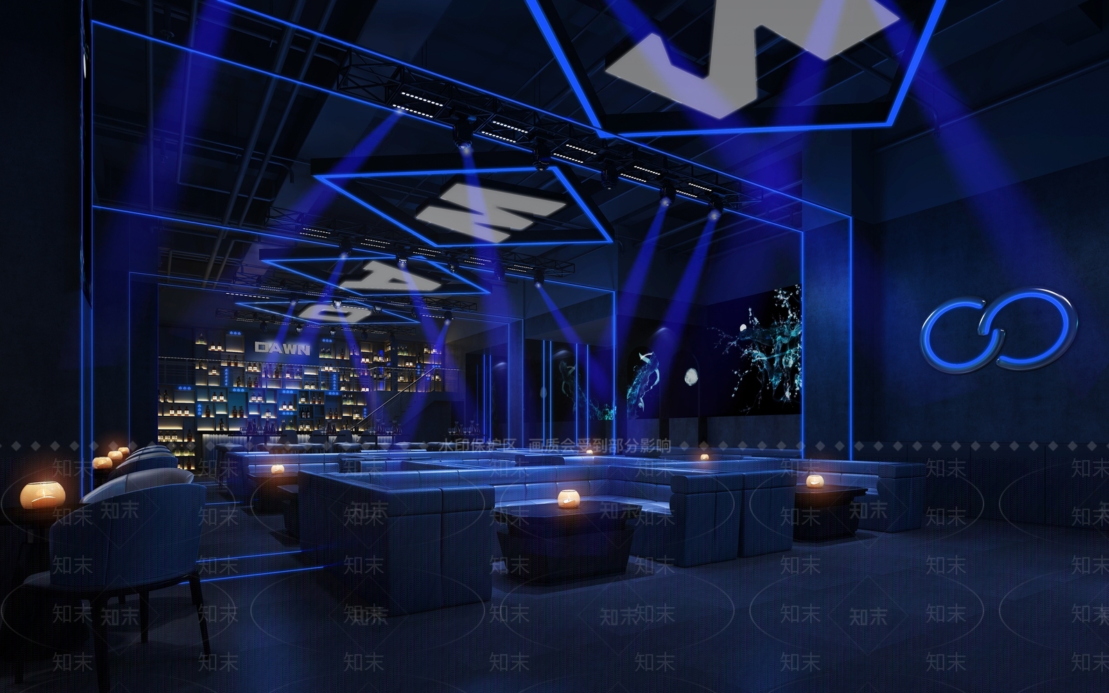 现代酒吧3D模型下载【ID:1131324589】