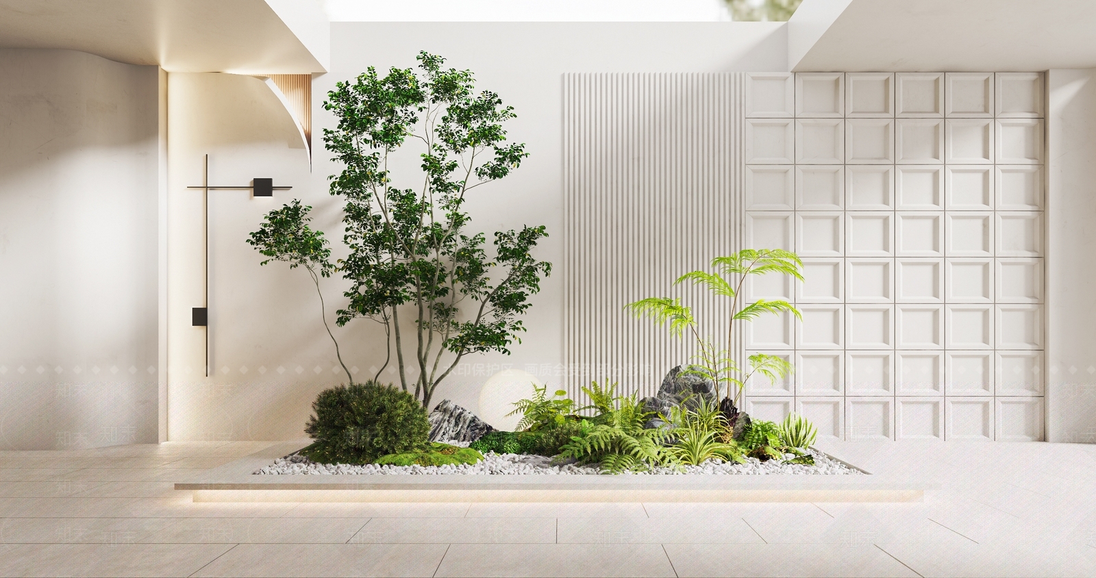 现代景观3D模型下载【ID:1131338689】