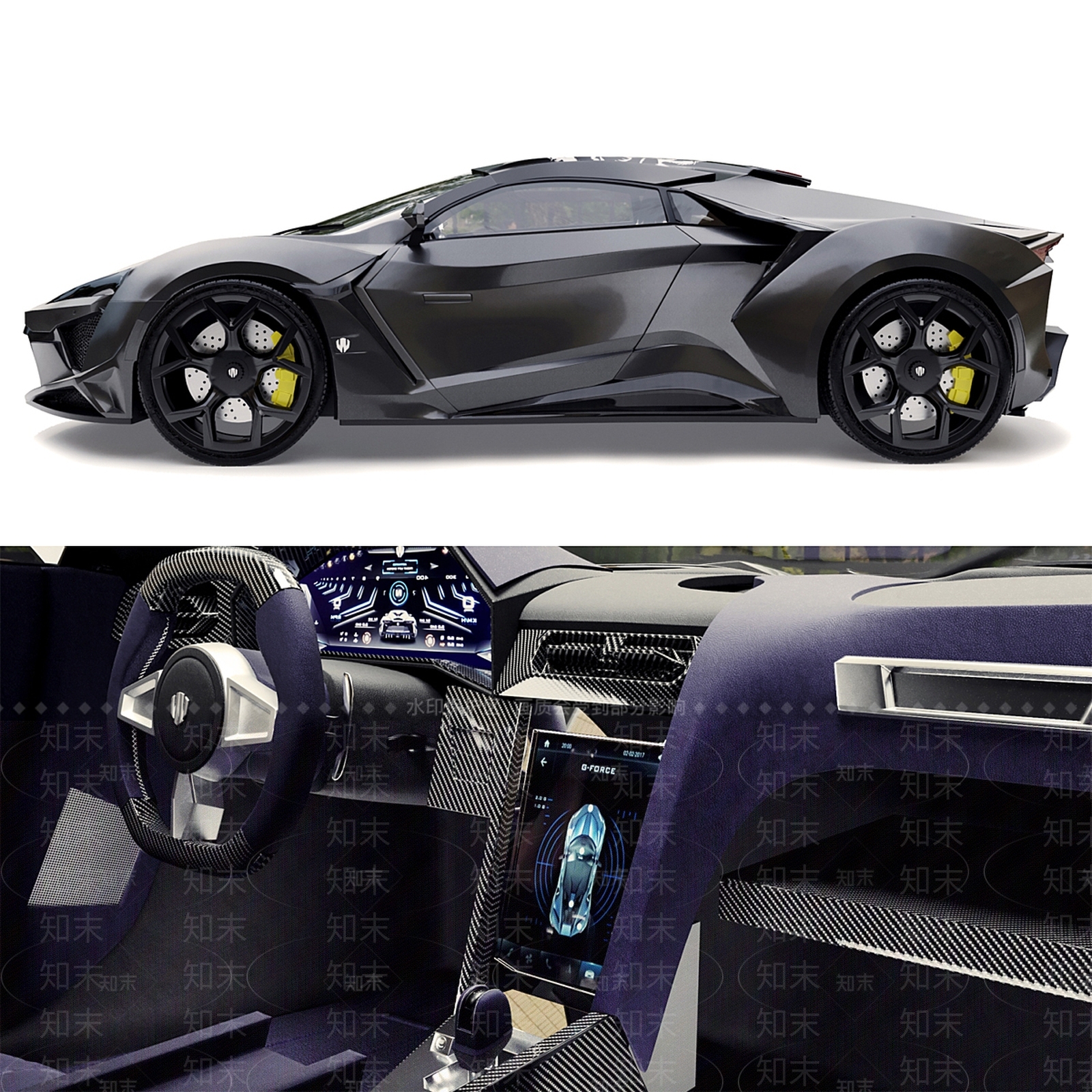 芬尼尔跑车3D模型下载【ID:1131340815】