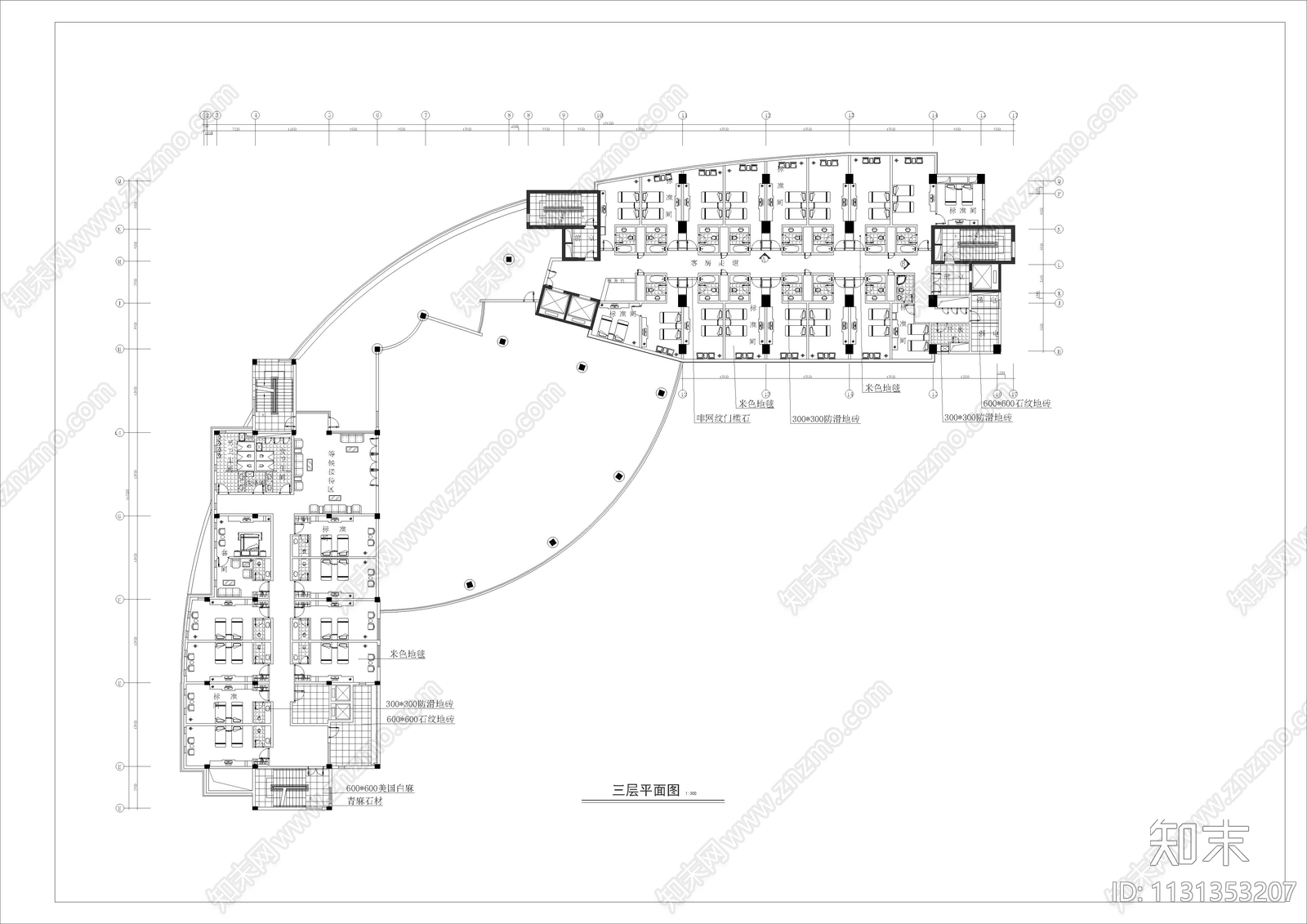 大型电力调度中心装饰cad施工图下载【ID:1131353207】