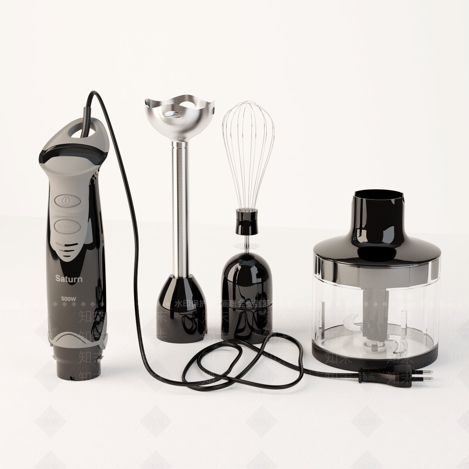 榨汁机3D模型下载【ID:1131363750】