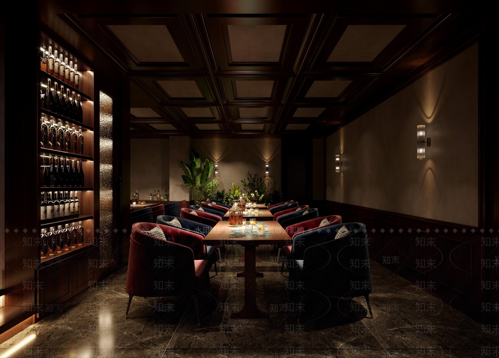 美式酒吧3D模型下载【ID:1131368021】
