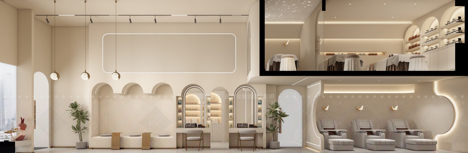 侘寂美甲店3D模型下载【ID:1131630319】