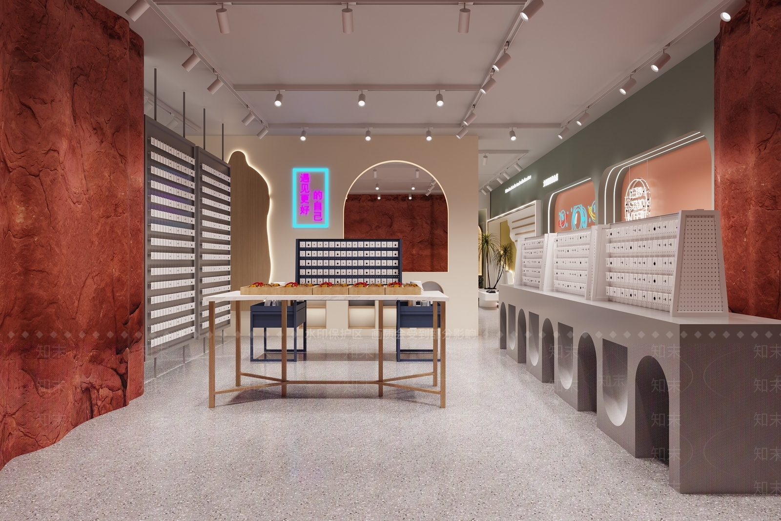 现代饰品店面3D模型下载【ID:1131383679】