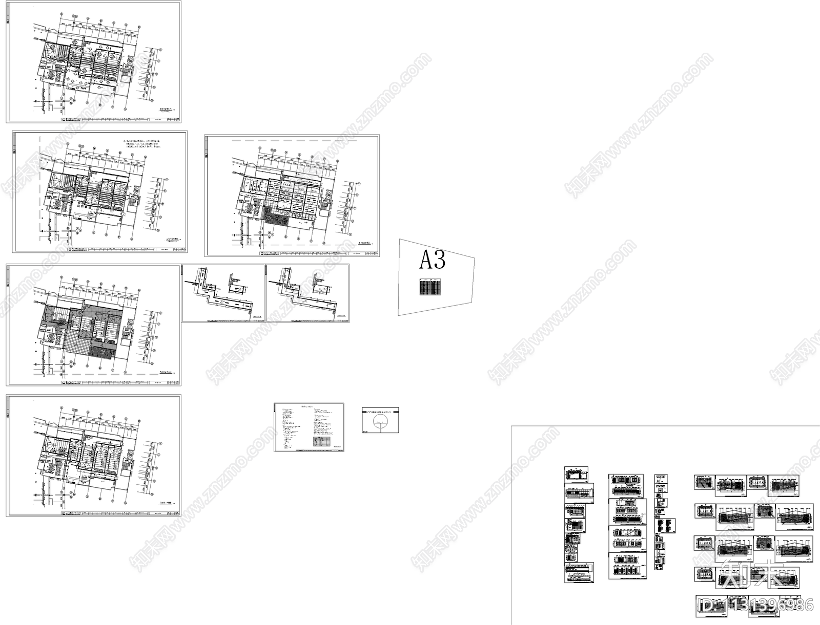 现代衢州电影院cad施工图下载【ID:1131396986】