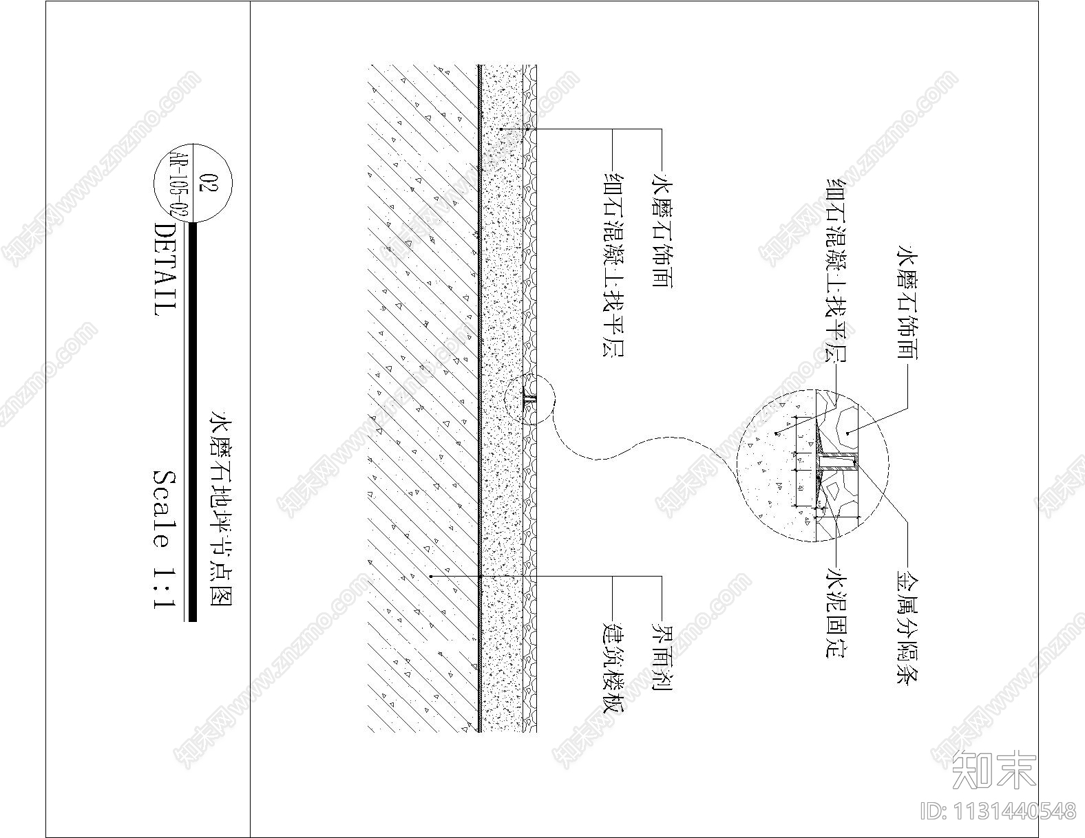 墙顶地工艺节点大全cad施工图下载【ID:1131440548】