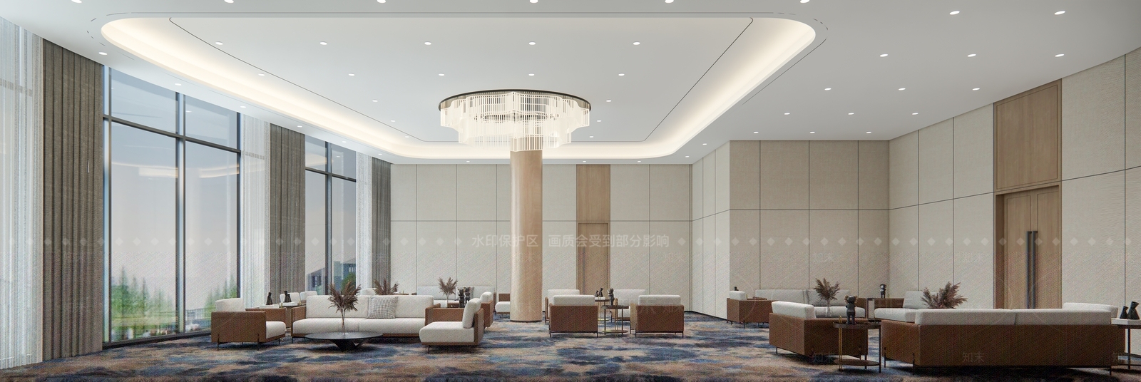 现代VIP候车厅SU模型下载【ID:1131442418】