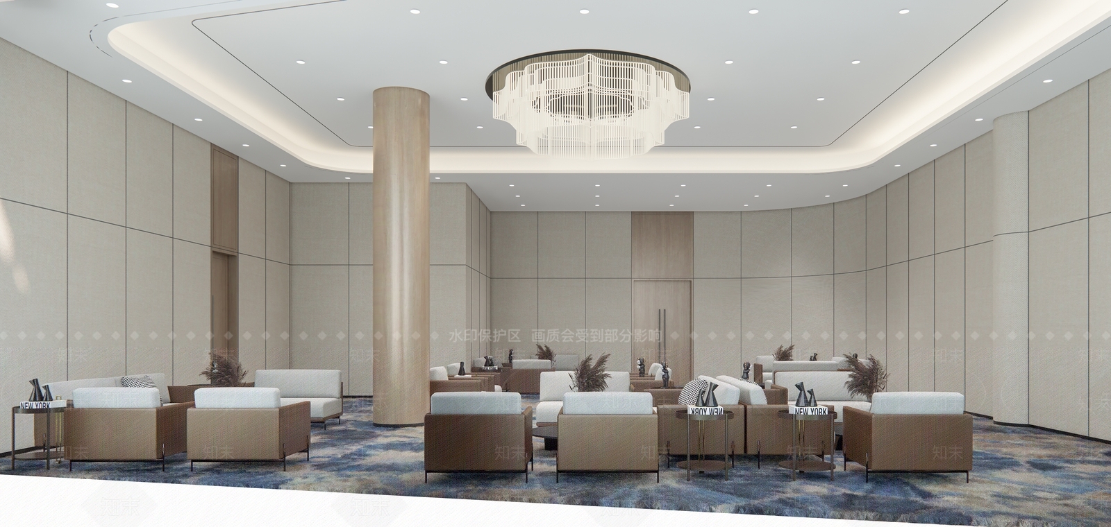 现代VIP候车厅SU模型下载【ID:1131442418】