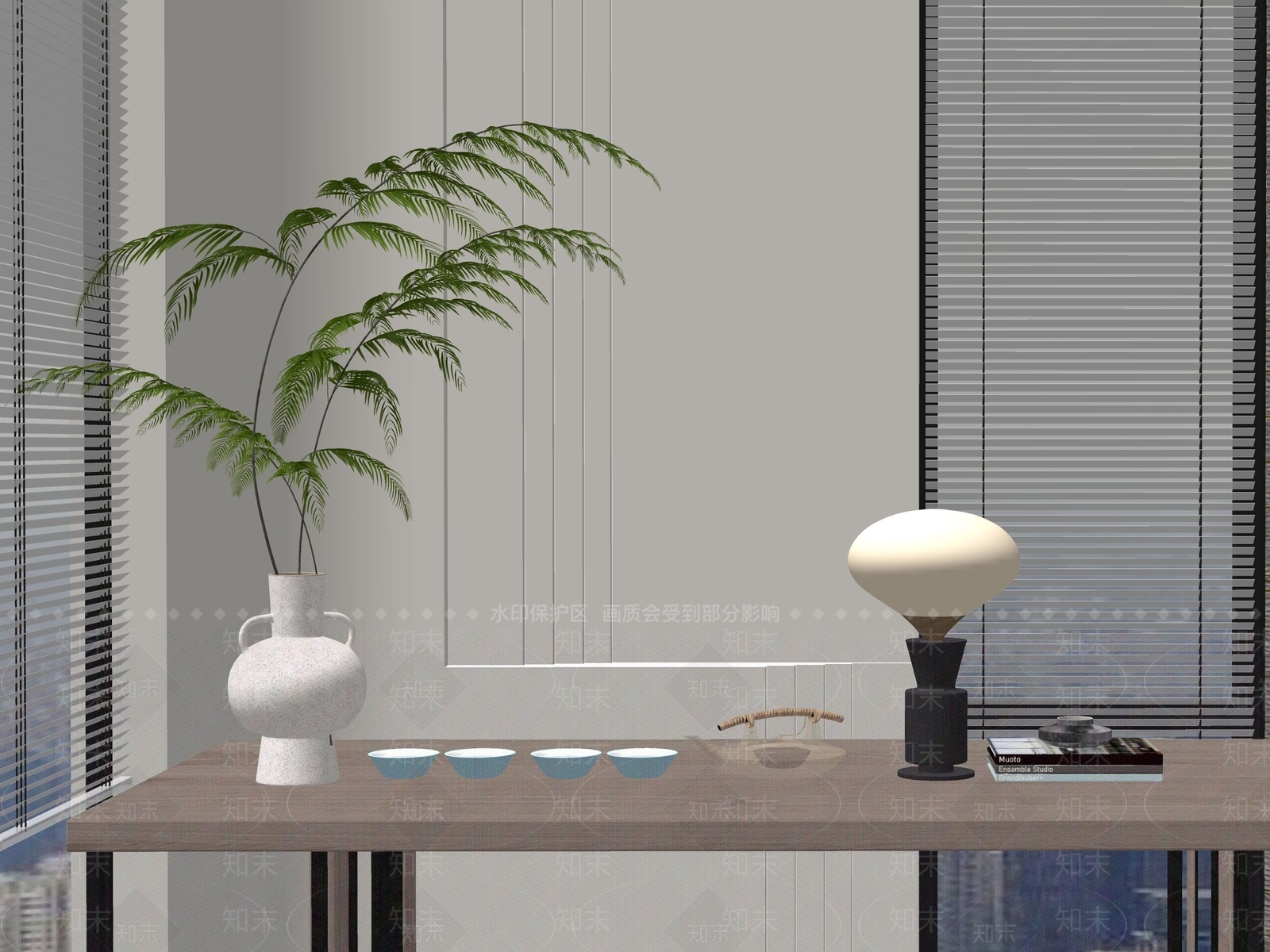 茶具摆件SU模型下载【ID:1131442964】