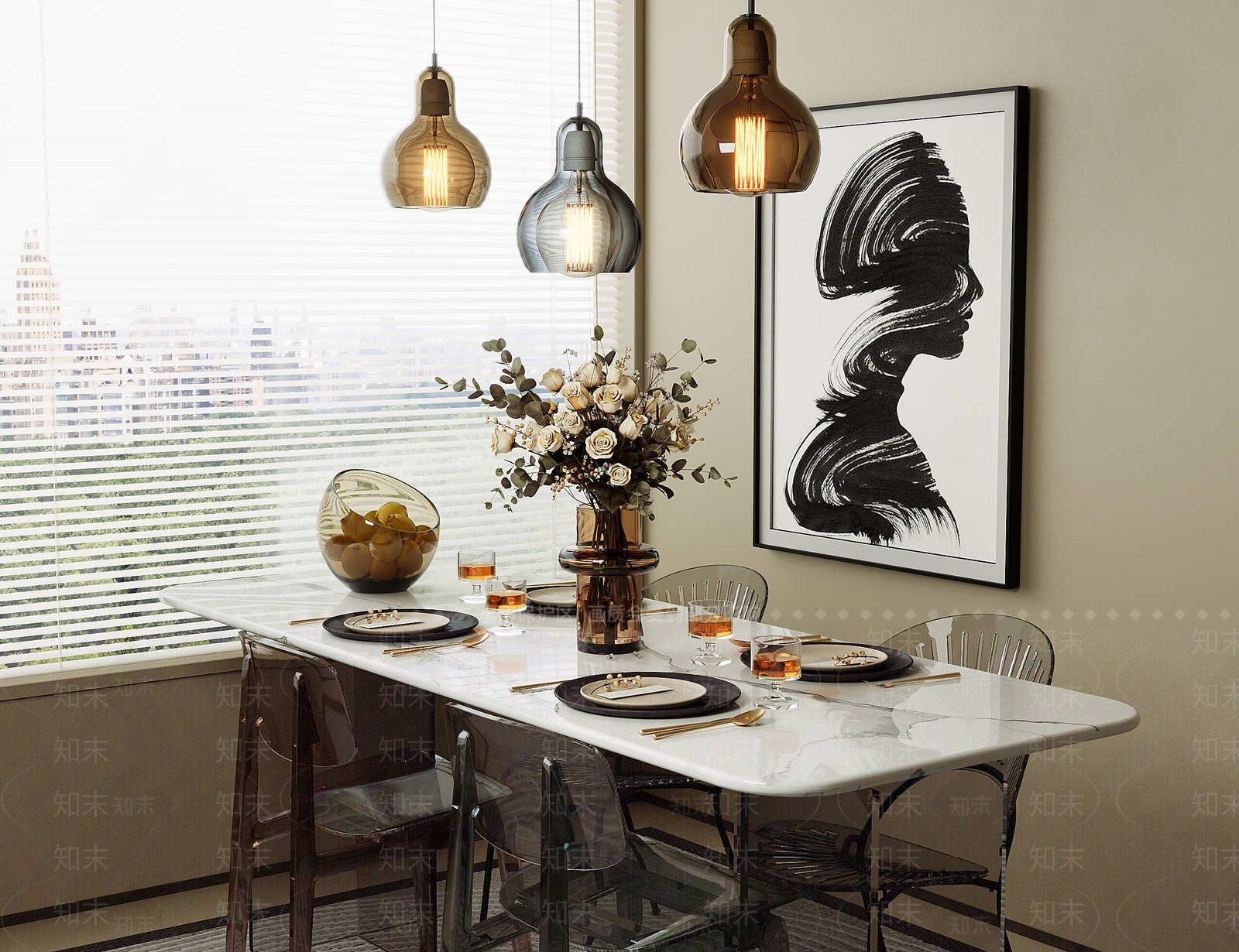 餐具餐盘SU模型下载【ID:1131443239】