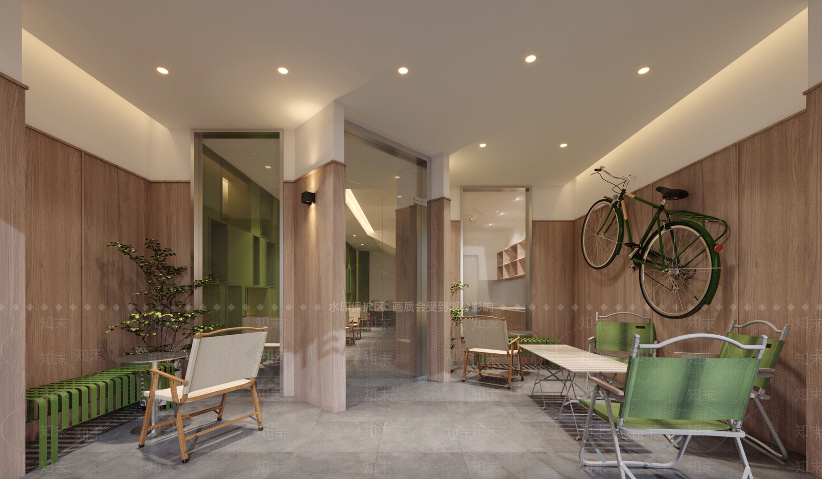 现代奶茶店3D模型下载【ID:1131445819】
