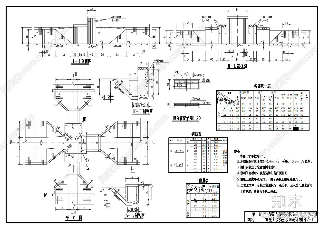 农田水利水闸施工图下载【ID:1131446273】