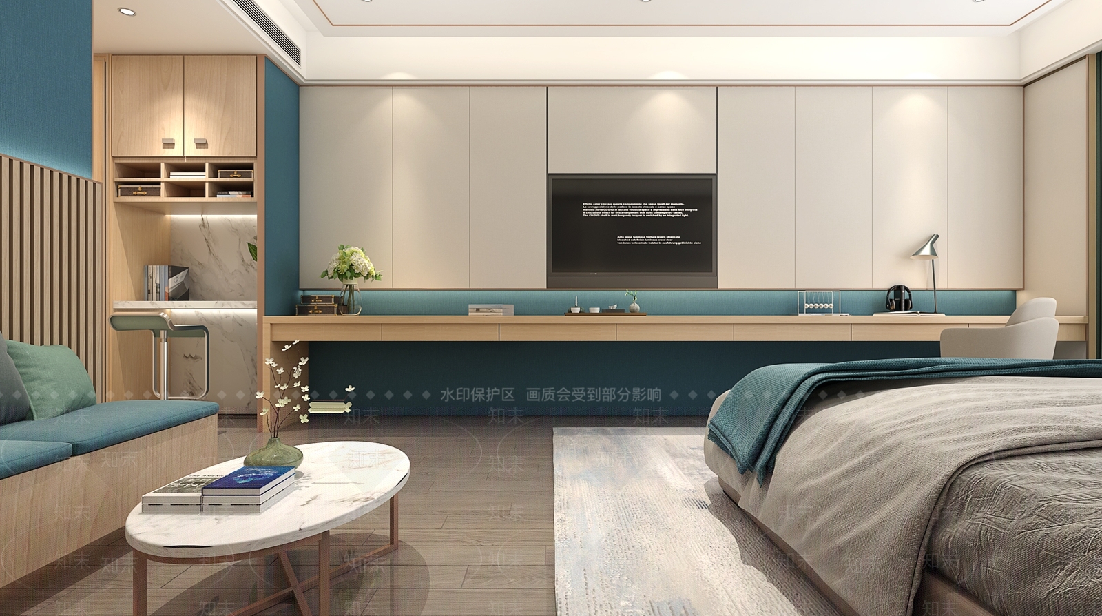 现代简约公寓3D模型下载【ID:1131454127】