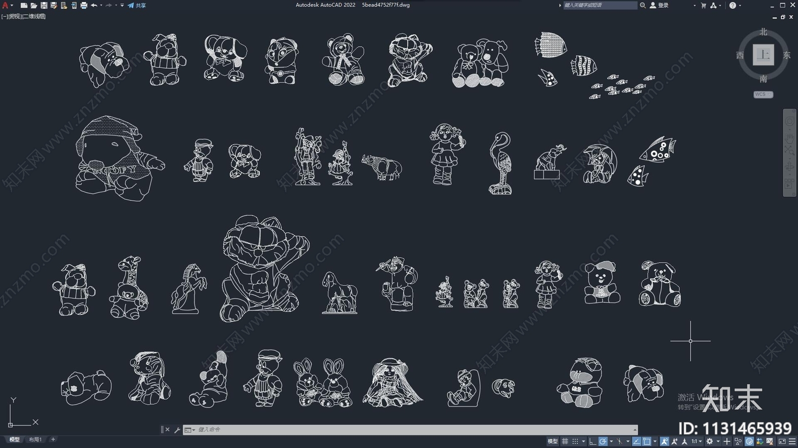 CAD儿童玩具造型施工图下载【ID:1131465939】