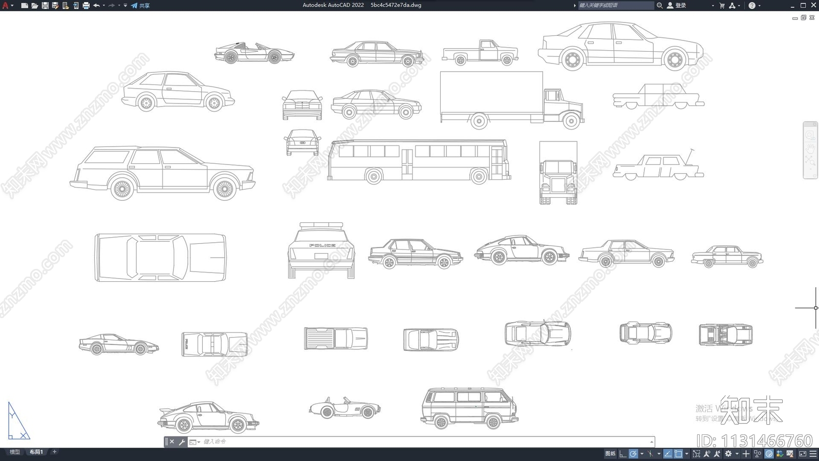常用汽车施工图下载【ID:1131466760】