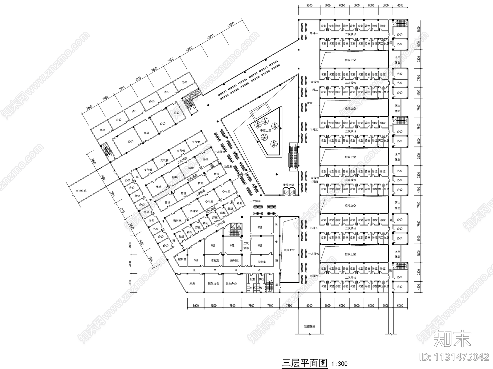 成都市第七人民医院建筑效果图施工图下载【ID:1131475042】