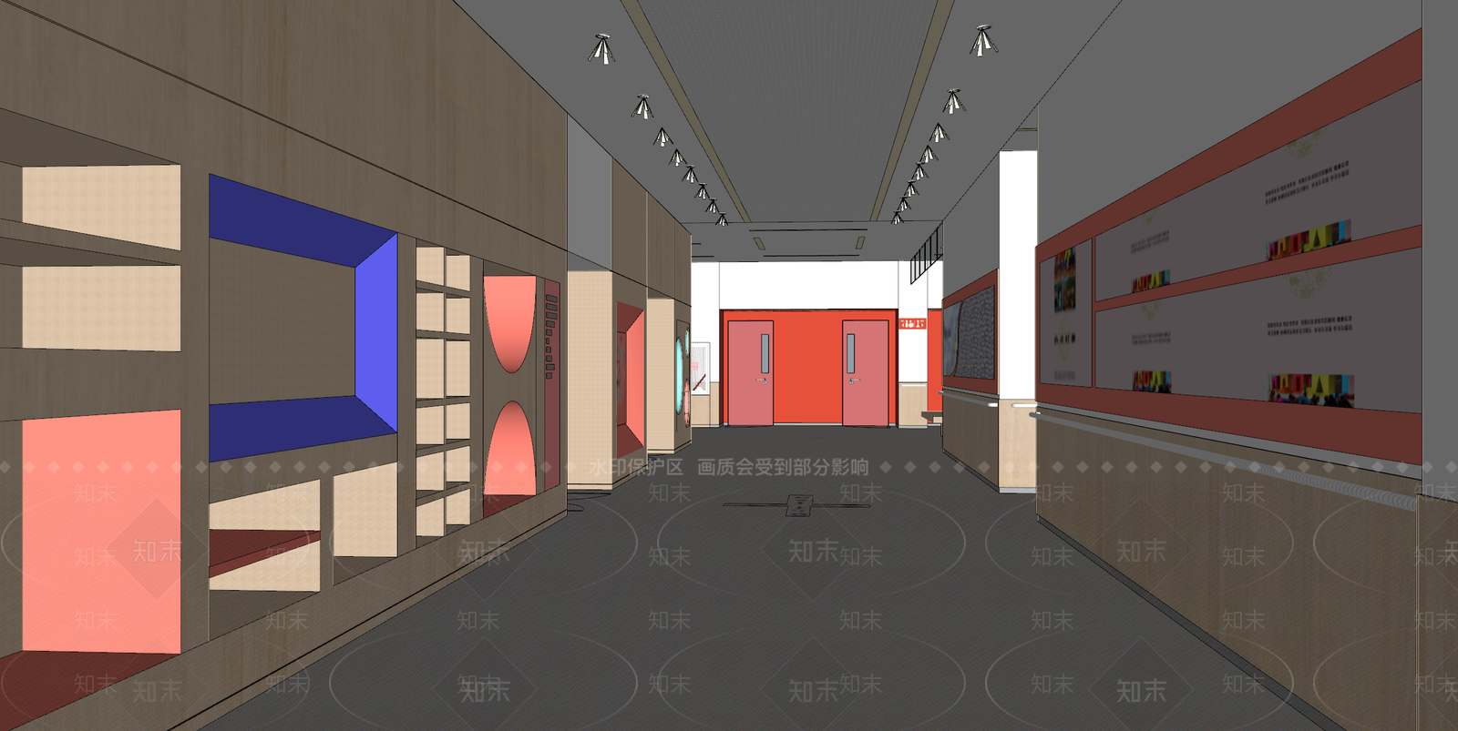 现代活动区SU模型下载【ID:1131482021】