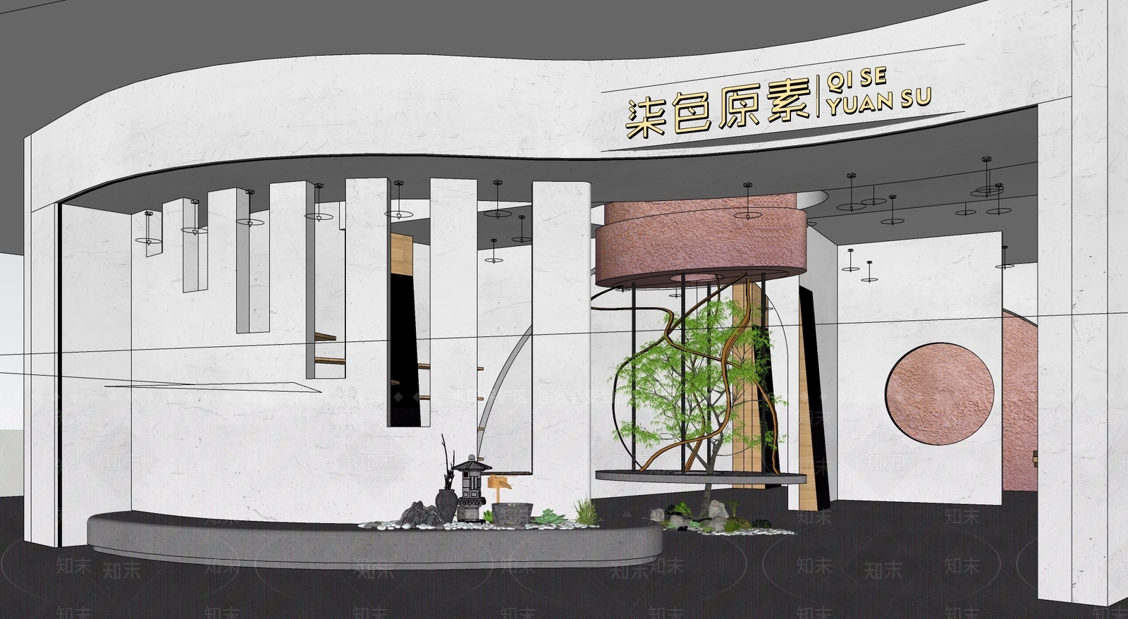北欧服装店SU模型下载【ID:1131493728】