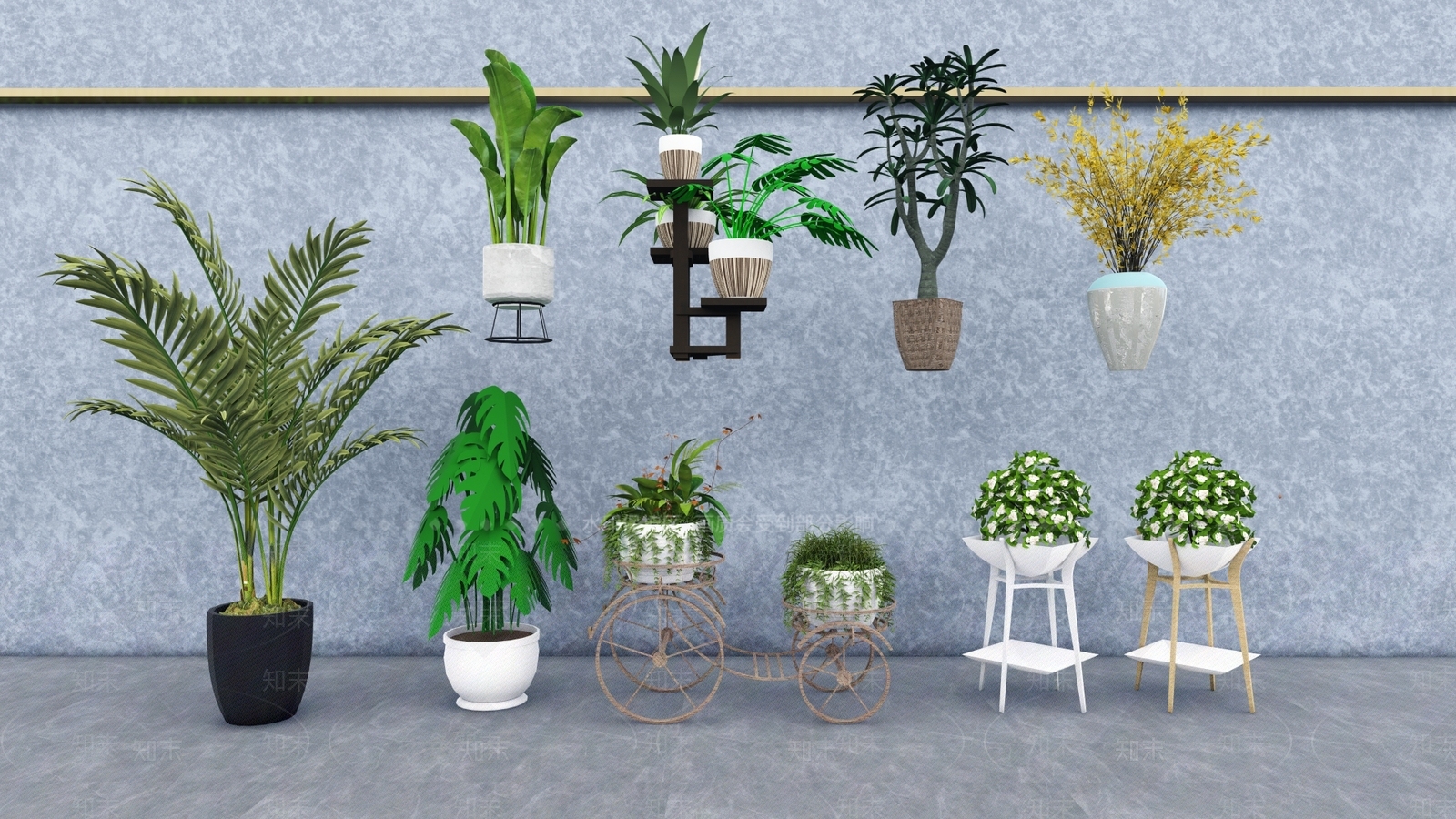 盆栽SU模型下载【ID:1131698600】