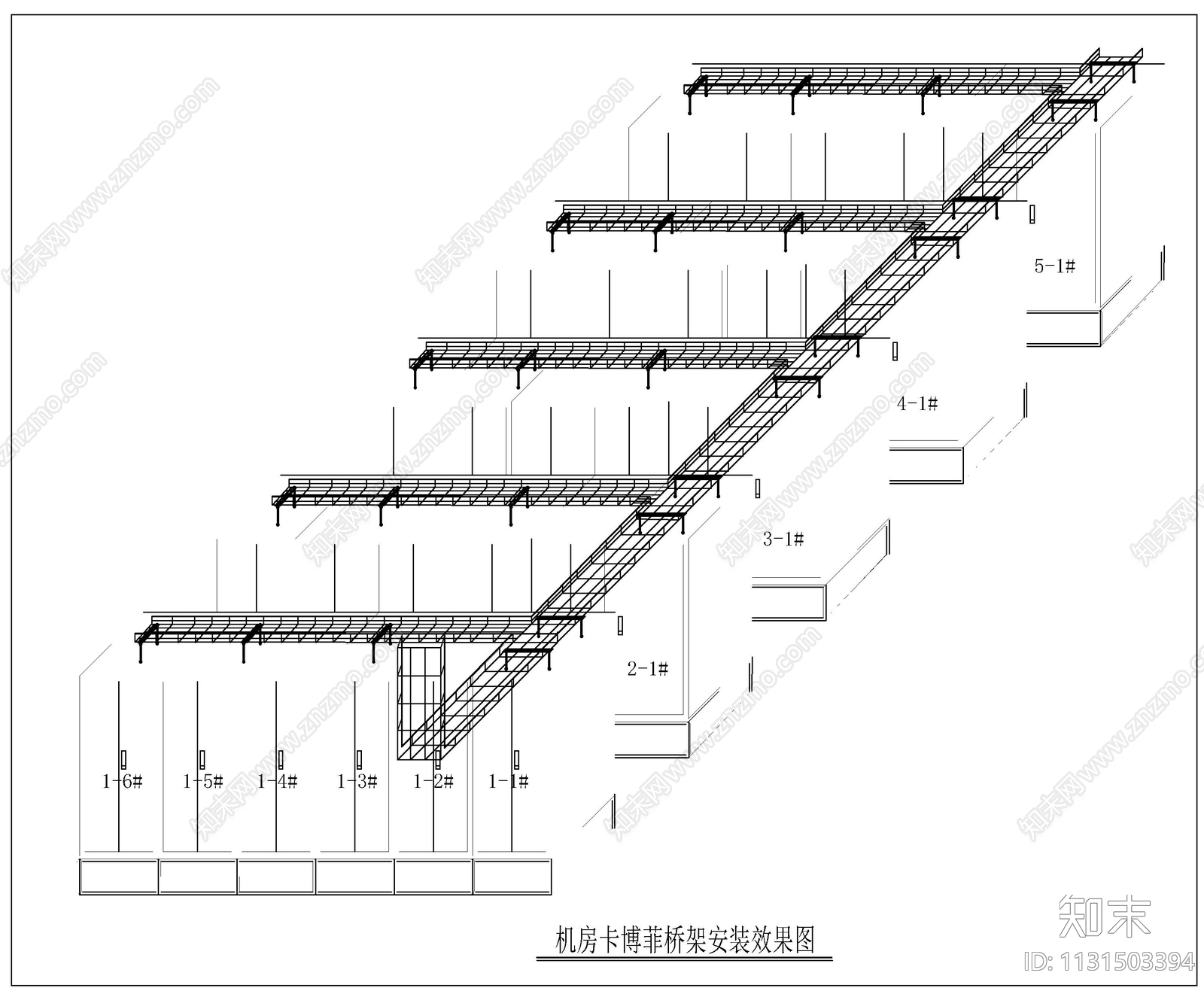 建筑综合布线机房电气施工图下载【ID:1131503394】