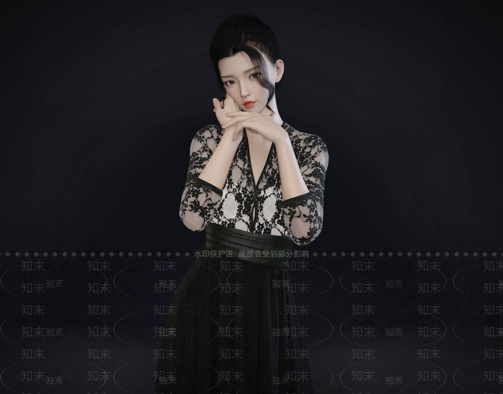 女人SU模型下载【ID:1131529105】