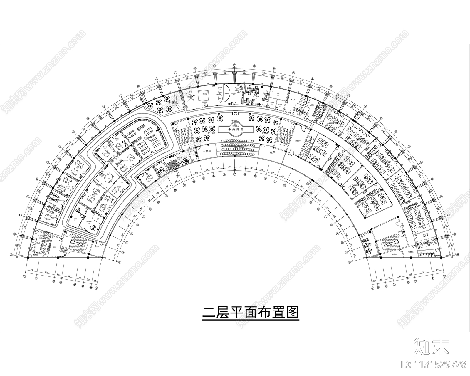 东方神话儿童职业体验馆效果图cad施工图下载【ID:1131529728】