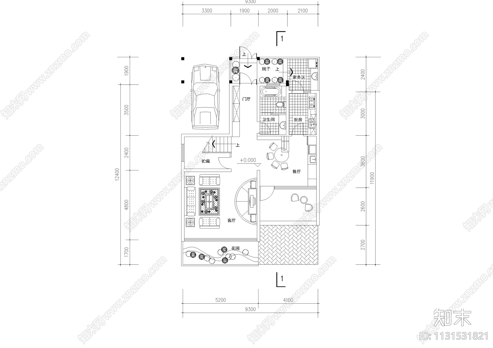 别墅建筑CAD图纸